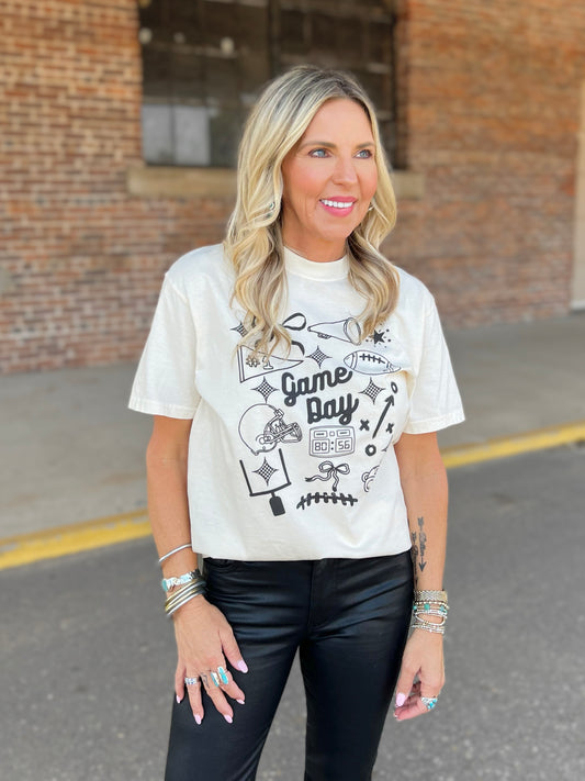 Game Day Emoticon Tee