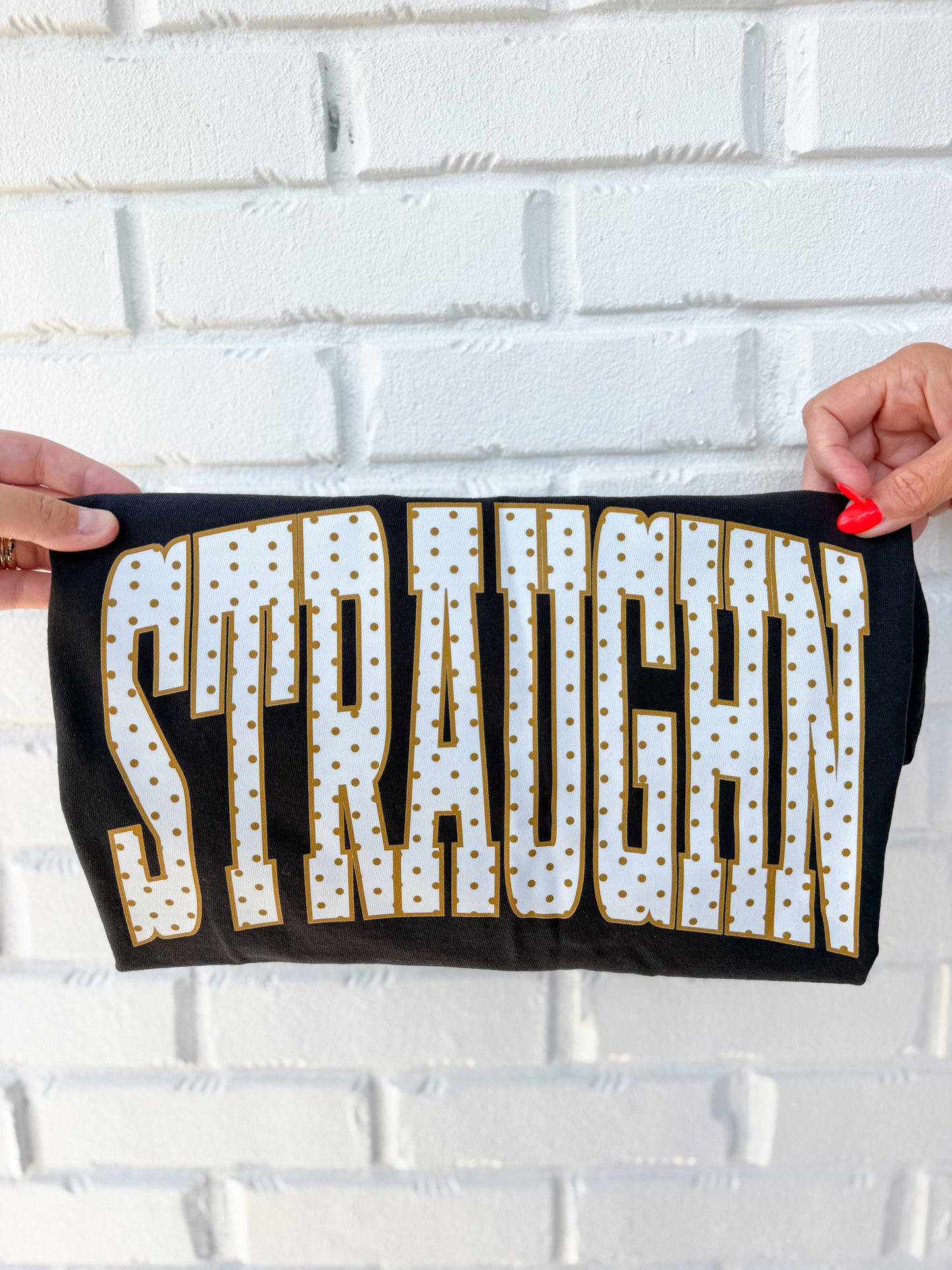 "STRAUGHN" Polka Dot CC Tee