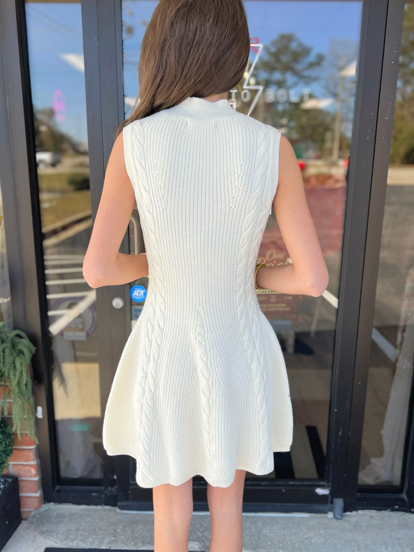 Cable Knit Mini Dress