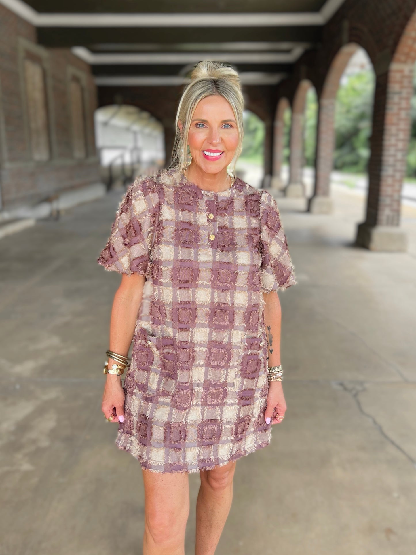 Pretty in Plaid Dress