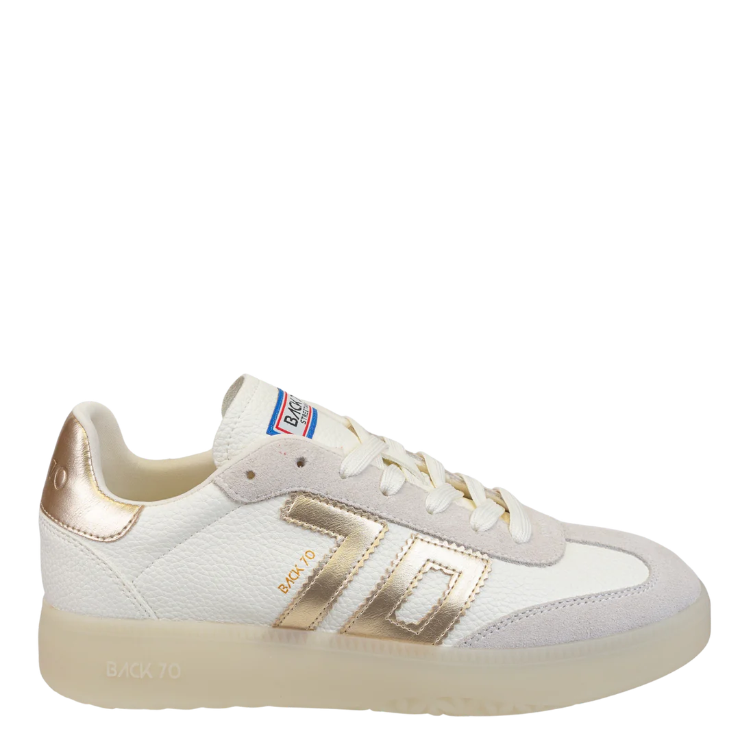 Back 70 Streetwear Boston Sneaker in Metallic Gold