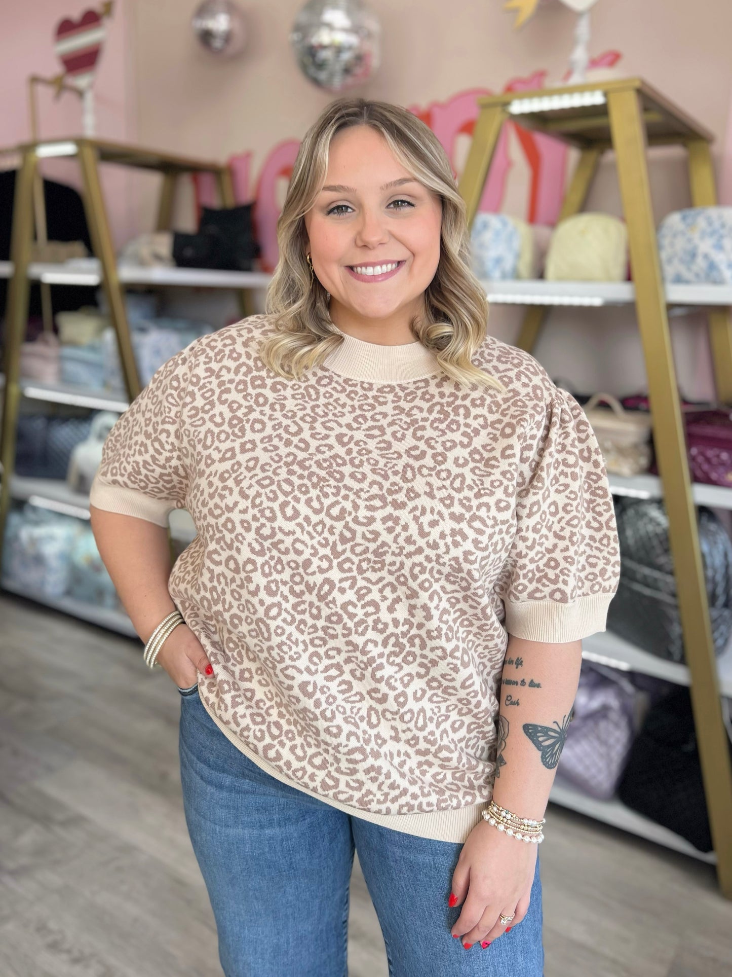 Animal Print Sweater