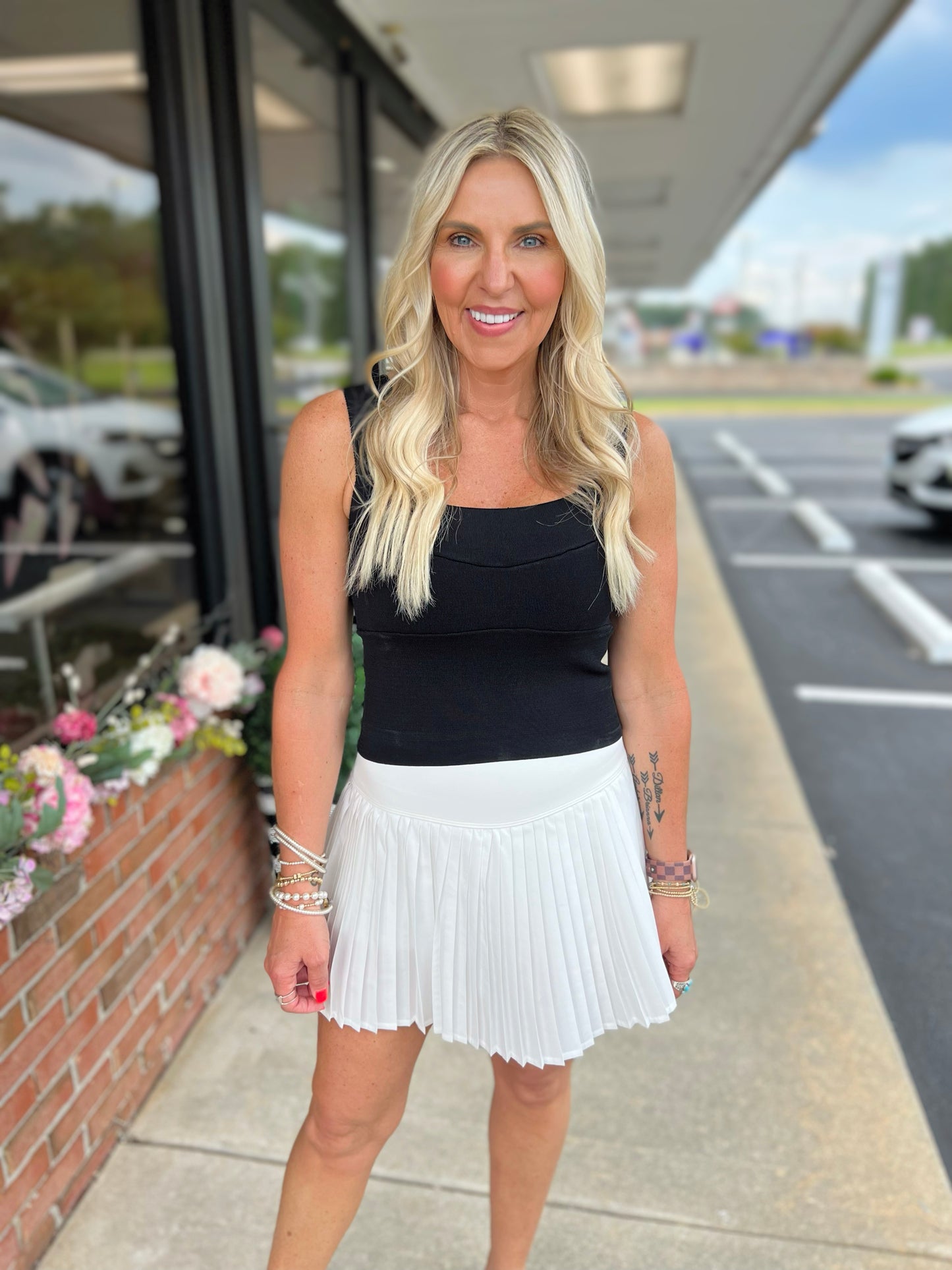Mini Pleated Athletic Skirt