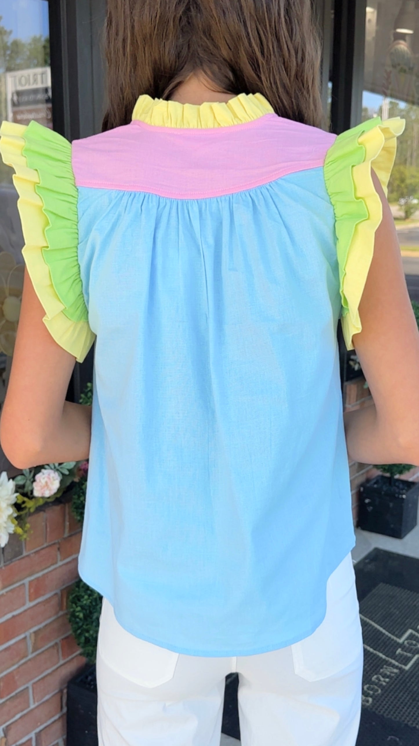 Macie Multi Color Top