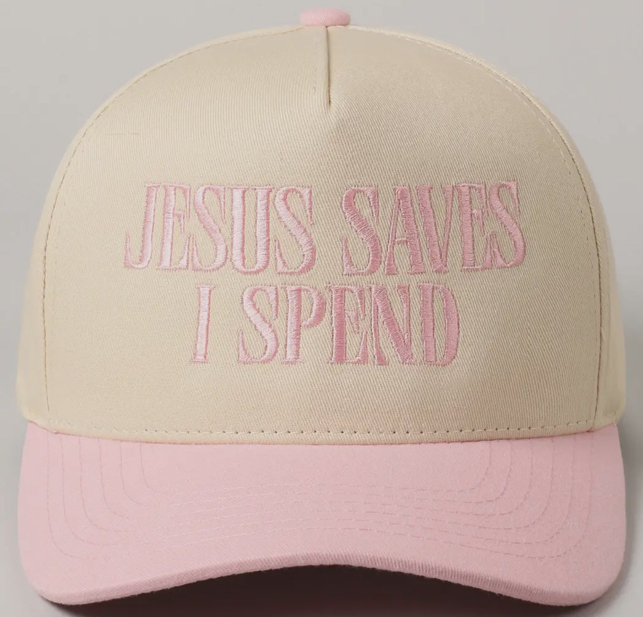 Jesus Saves I Spend Hat