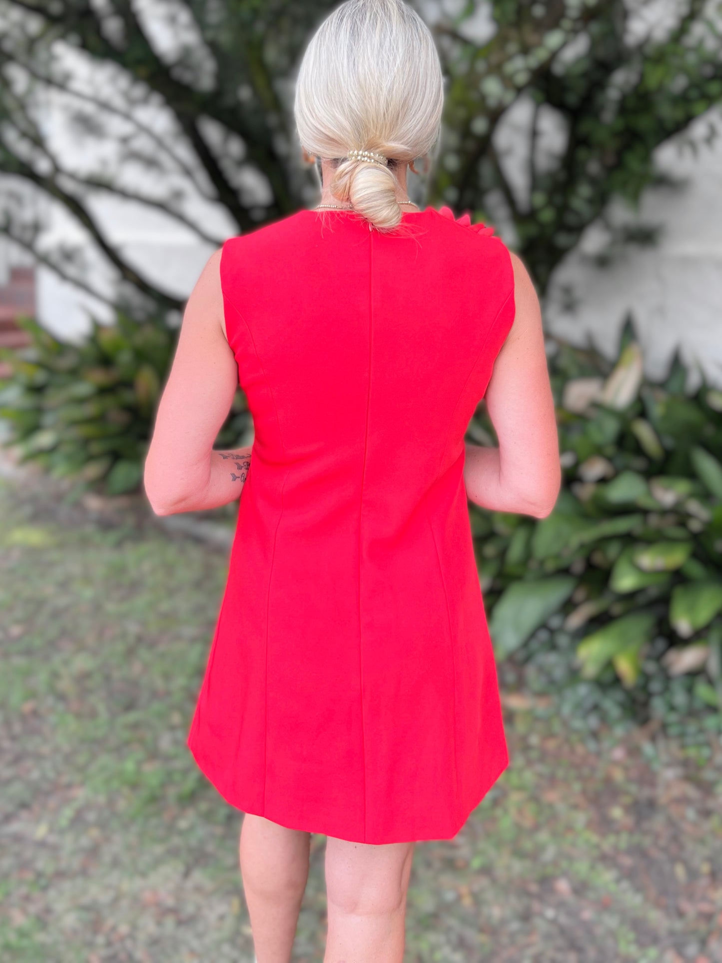 3D Garden Party Mini Dress
