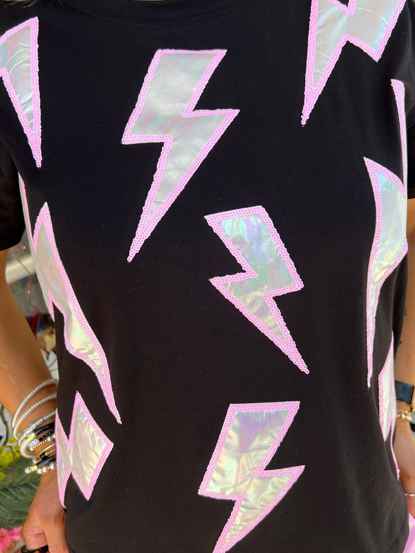 Queen of Sparkles x Born to Bolt Custom Tee