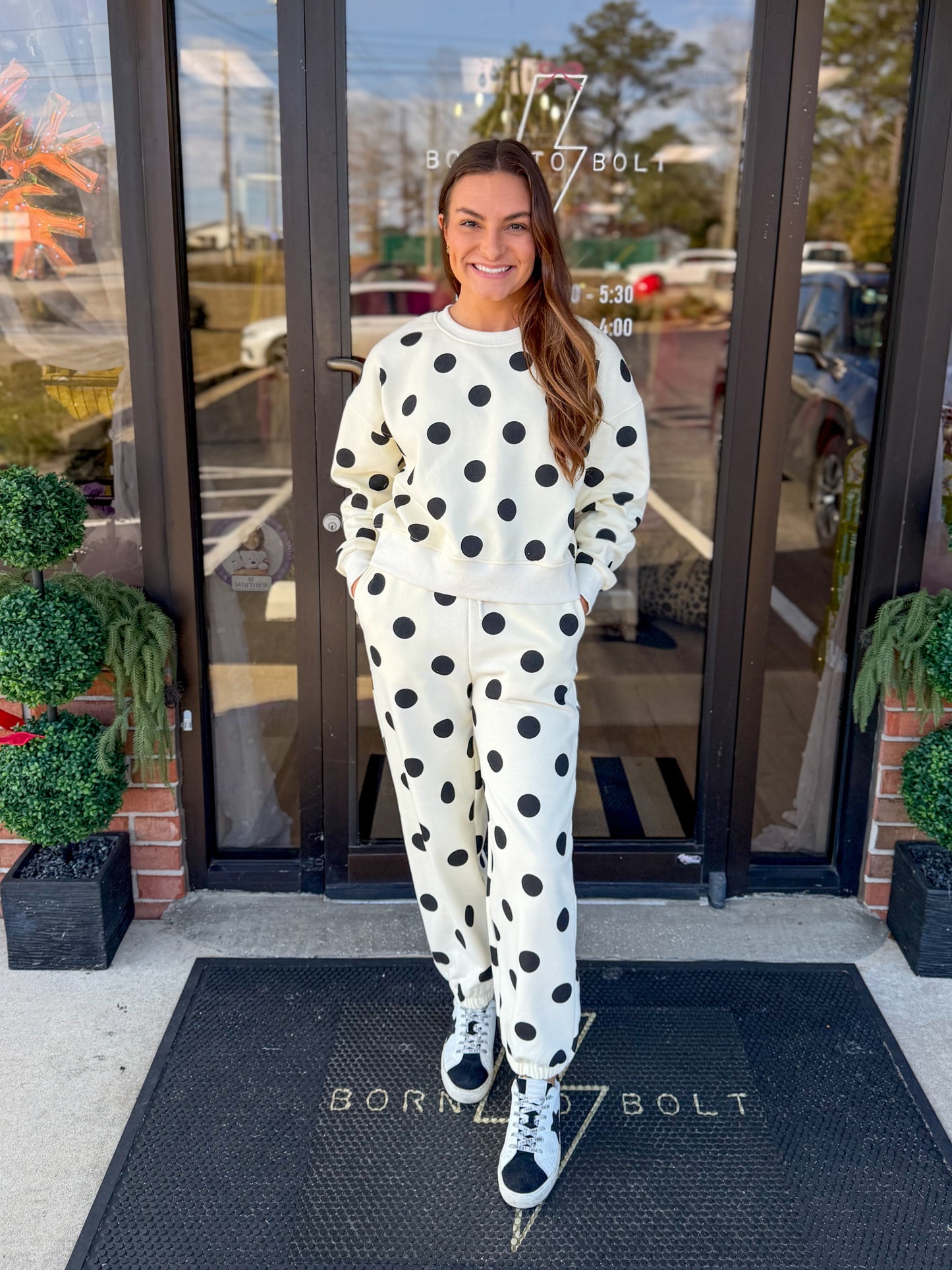 Polka Dot Sweatpants