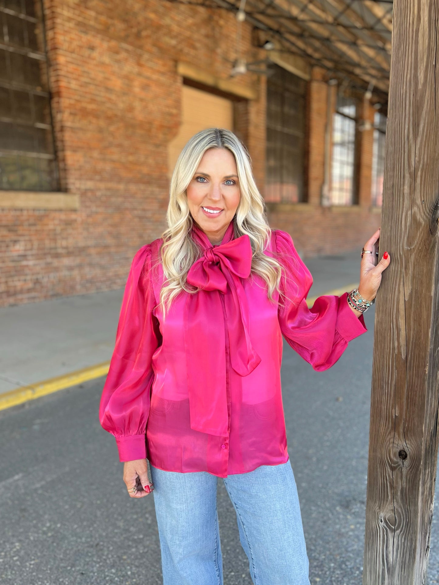 Organza Bow Top