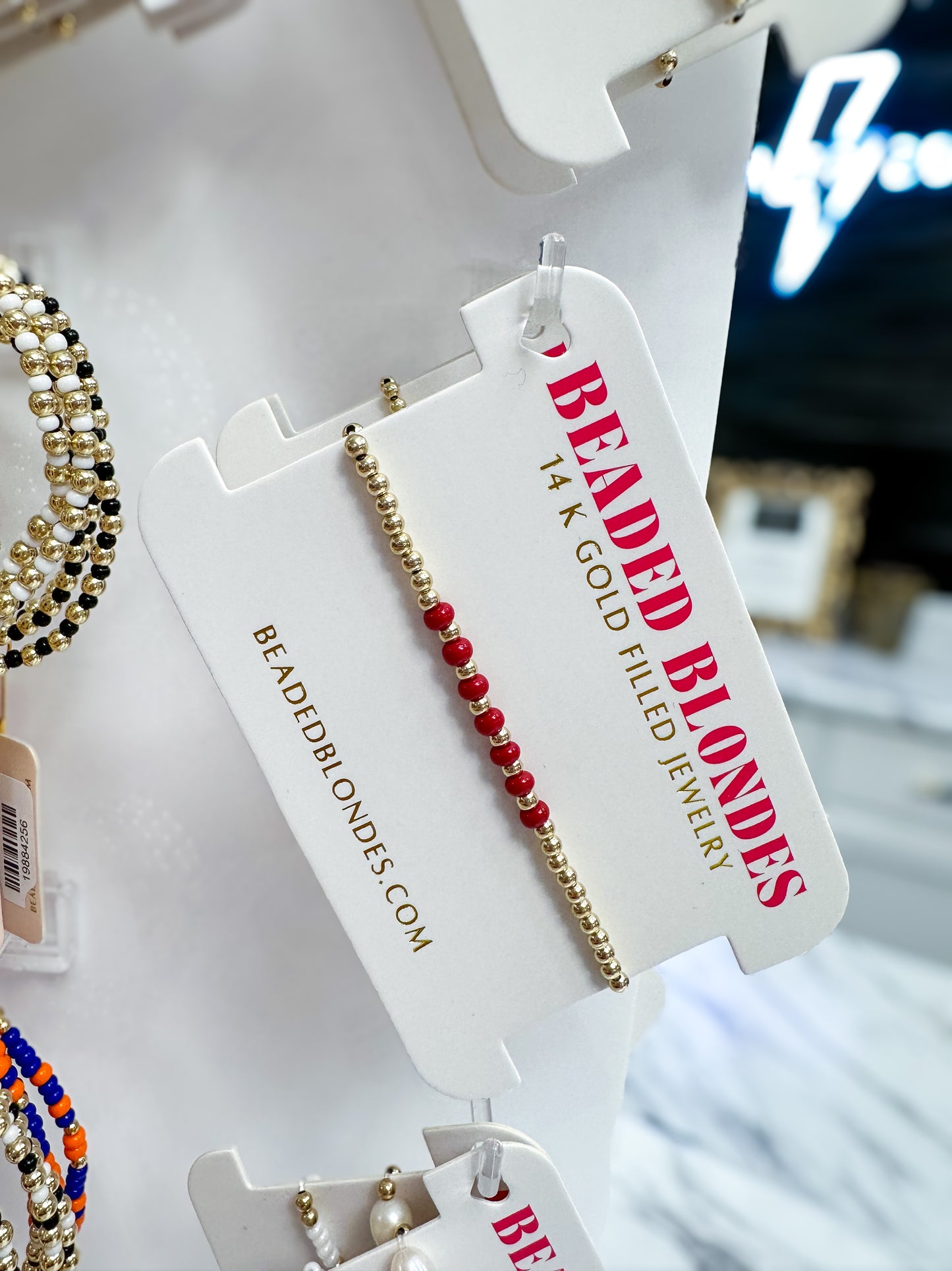 Beaded Blondes Game Day Bracelets