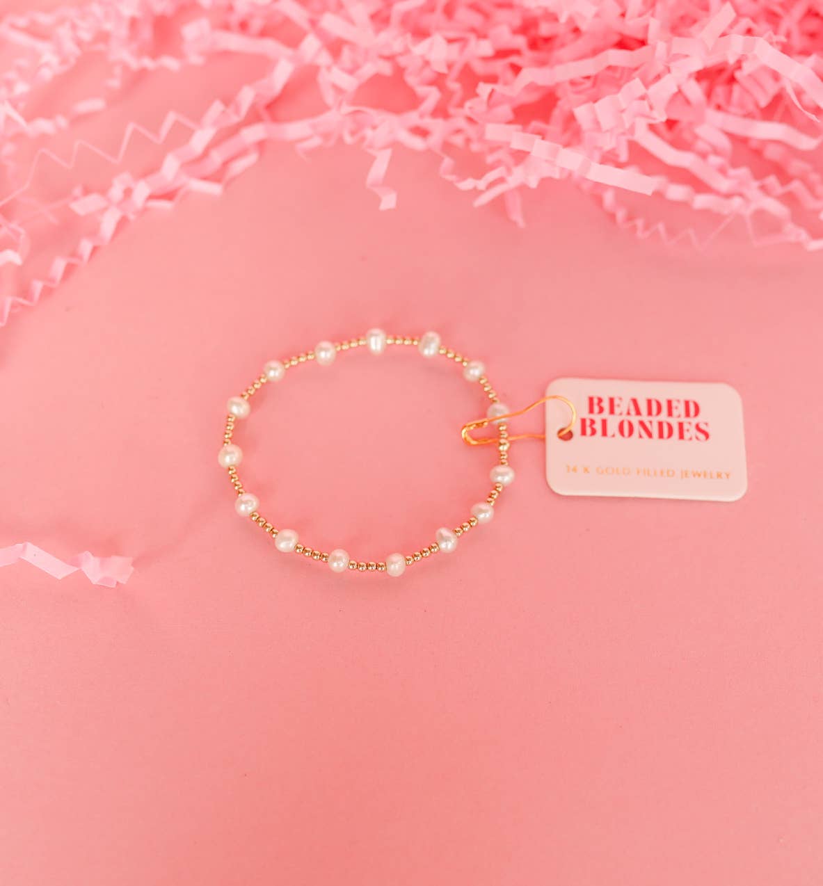 Beaded Blondes: Lolo Pearl Bracelet