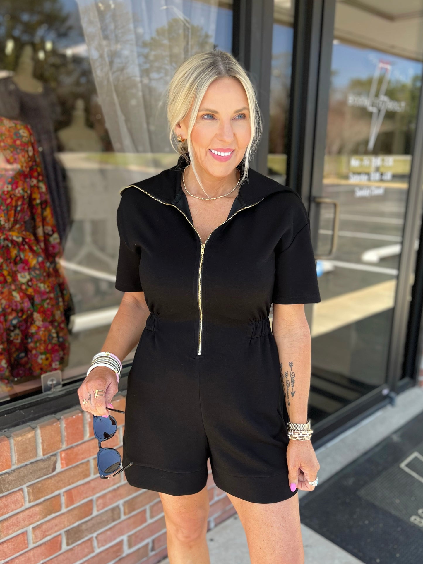 Zip Novelty Romper