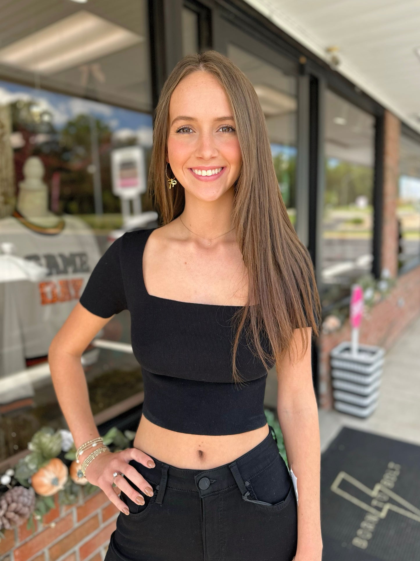 Criss Cross Back Top