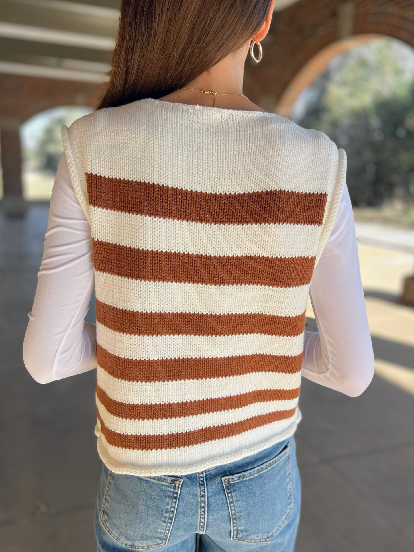 Button Down Sweater Vest