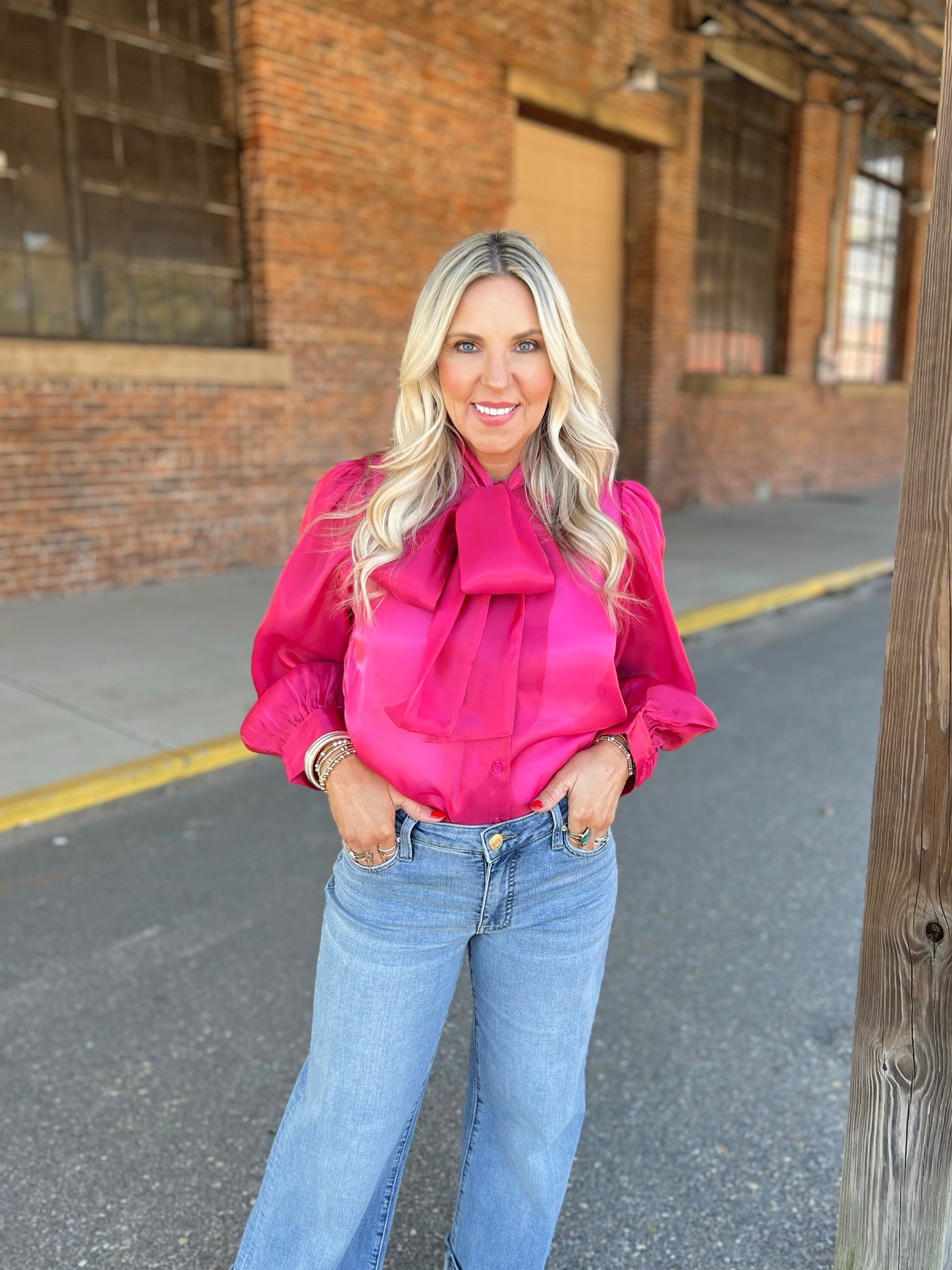 Organza Bow Top