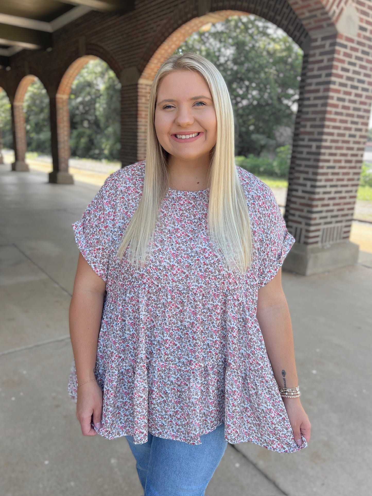Ditsy Floral Top