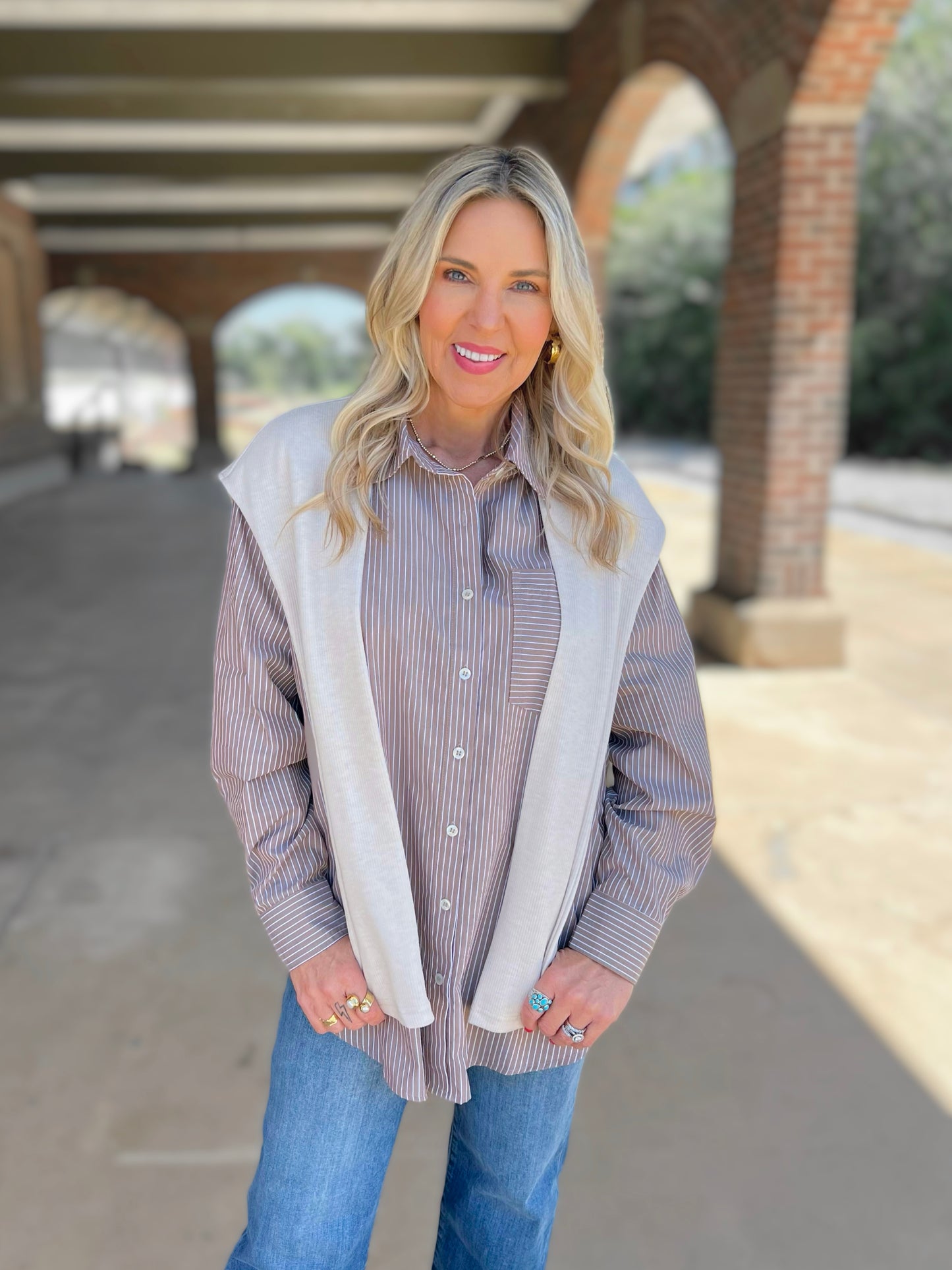 Layered Sleeve Top
