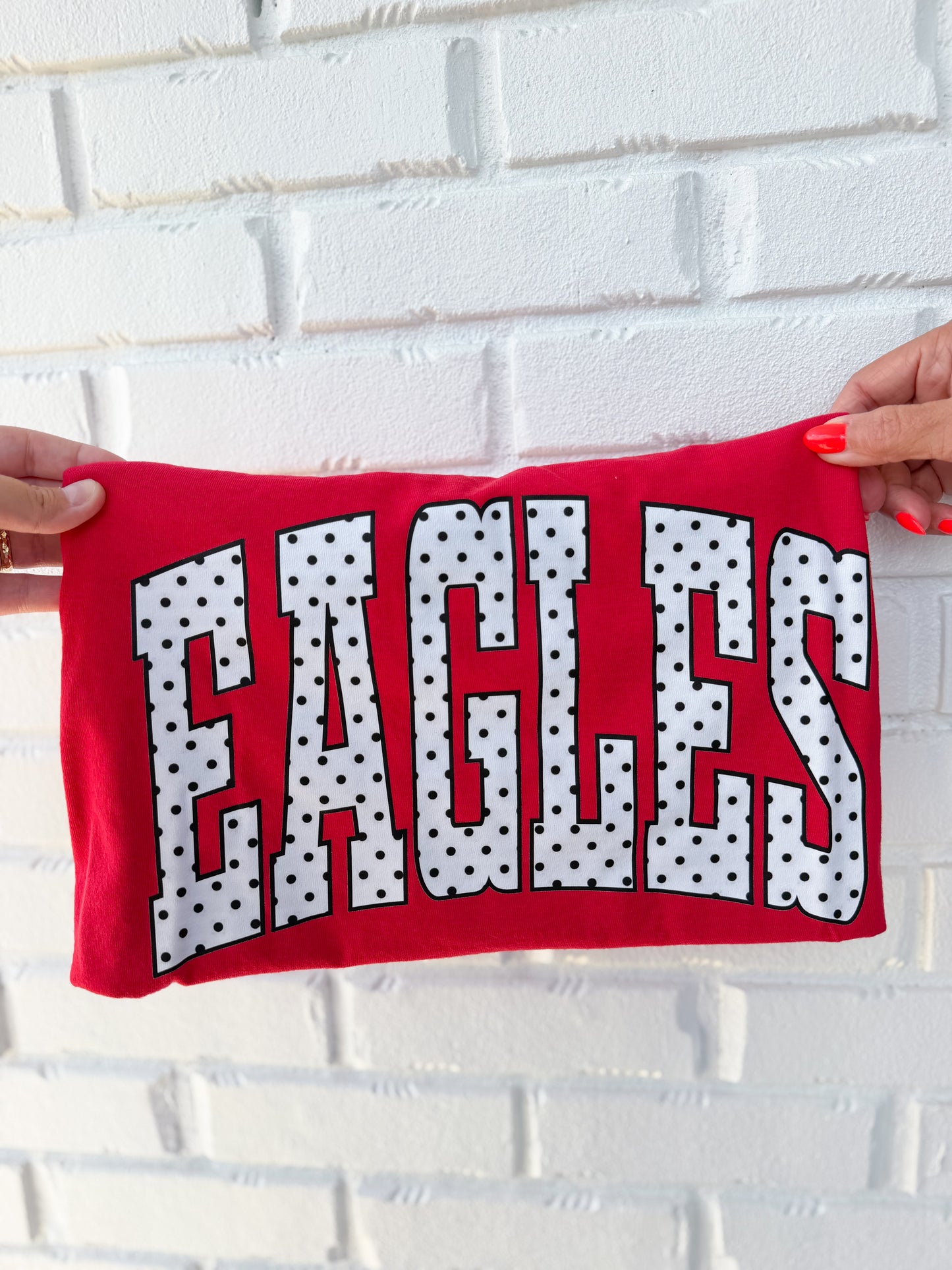 "EAGLES" Polka Dot CC Tee
