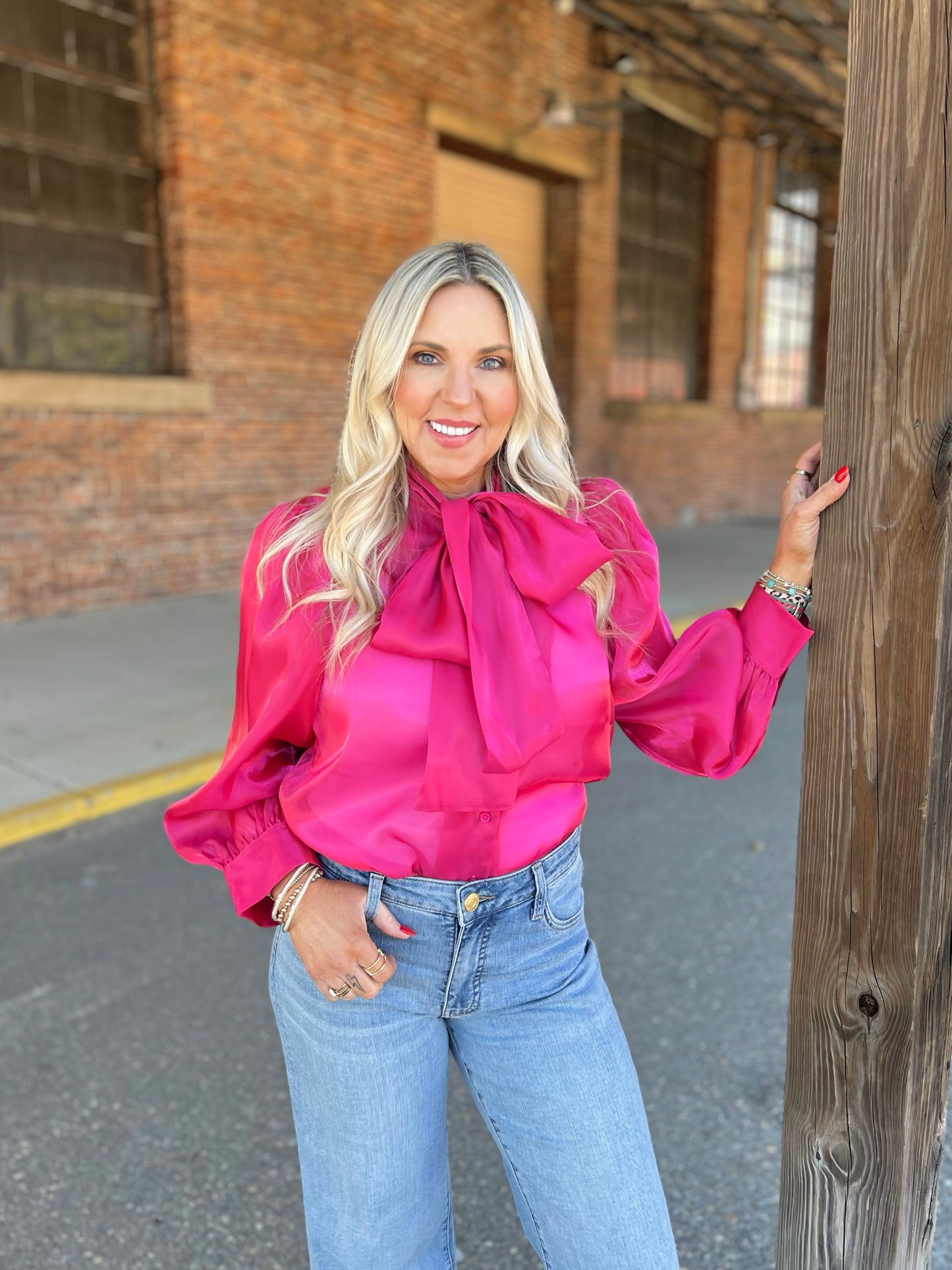 Organza Bow Top