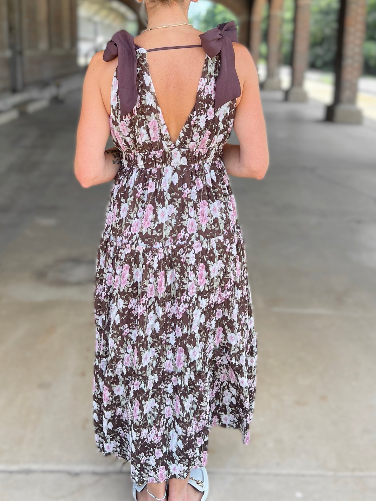 Vintage Floral Dress