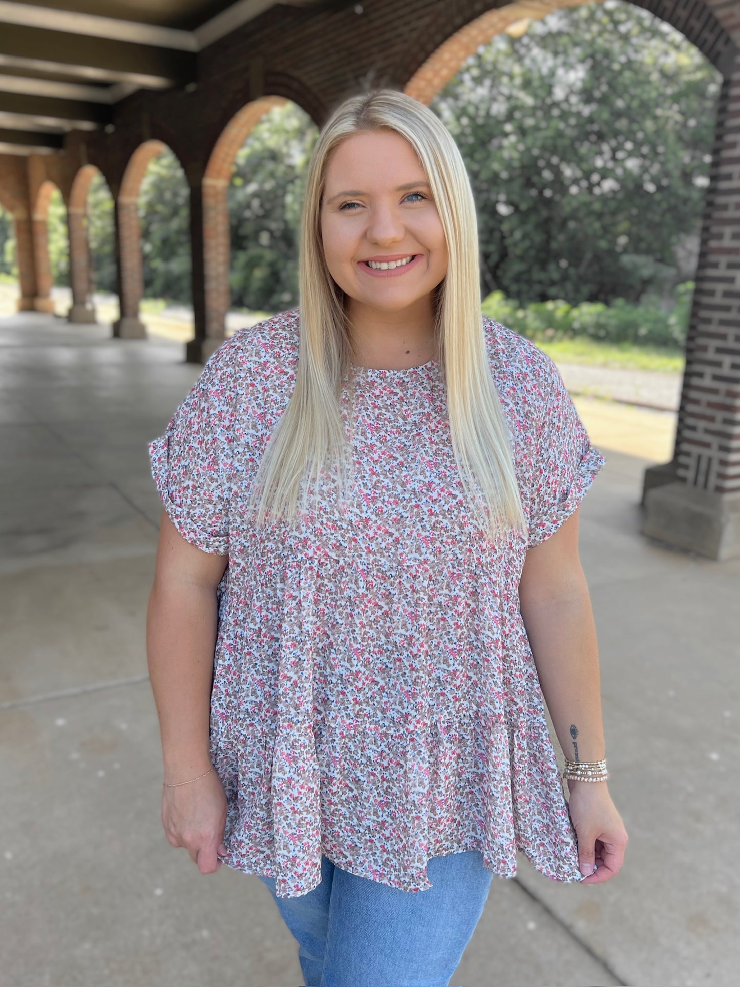 Ditsy Floral Top