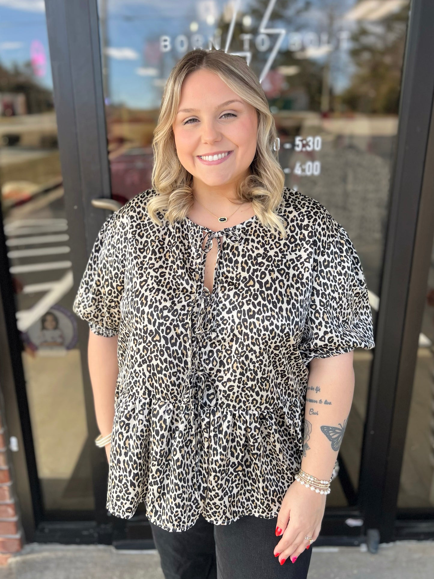 Animal Print Top