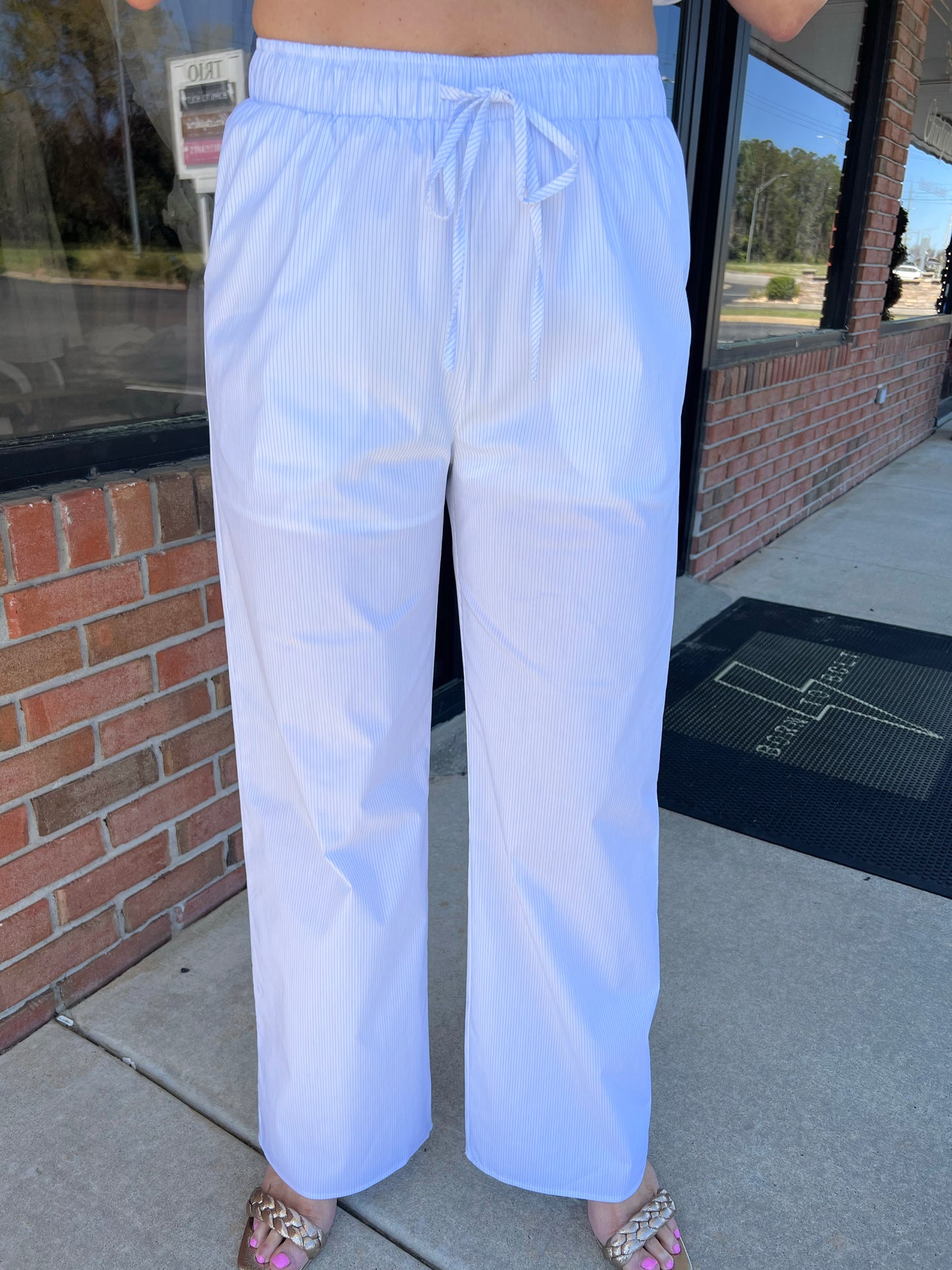 Seaside Striped Pants