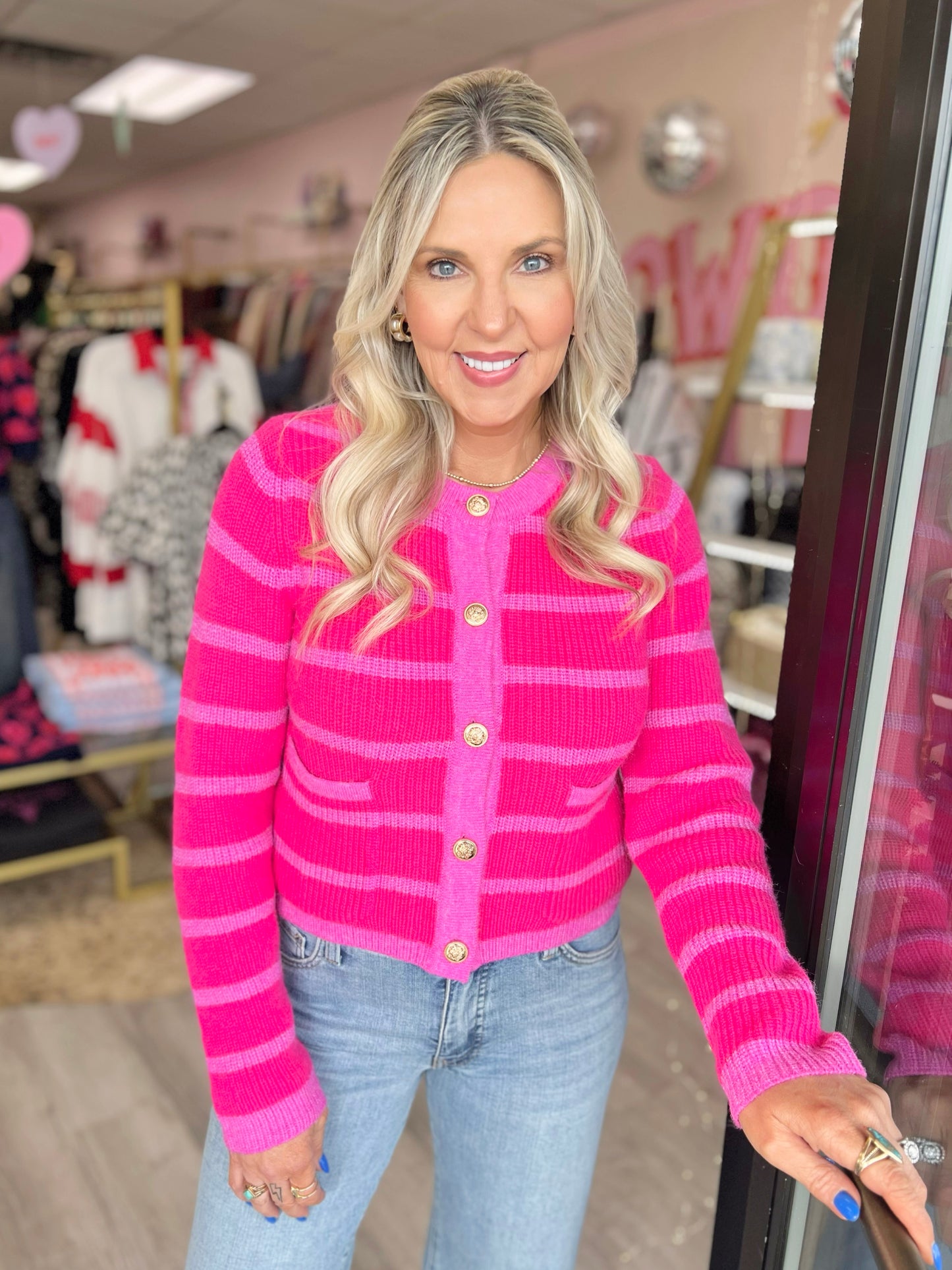 Kassidy Striped Cardigan