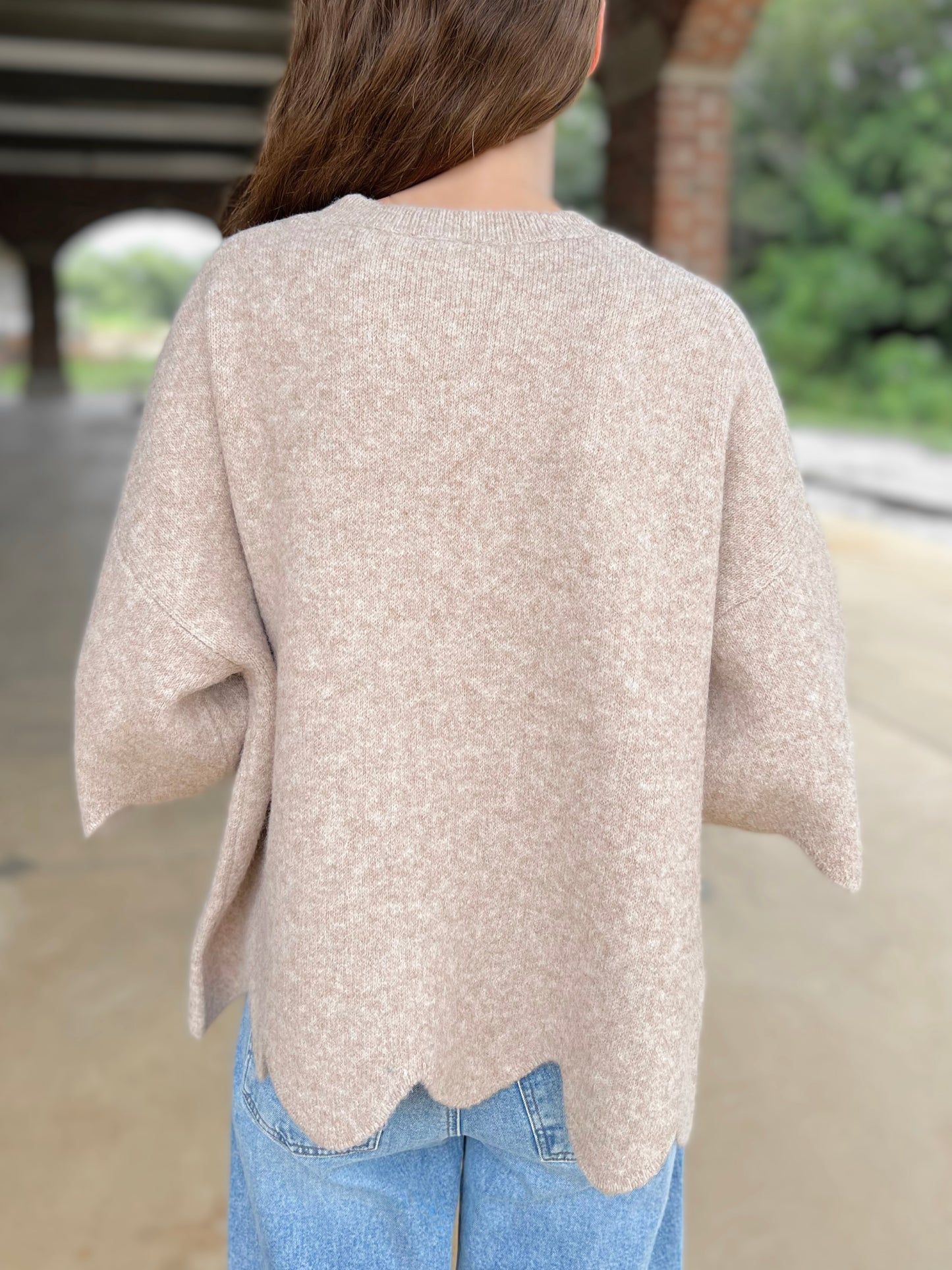 Simply Scalloped Sweater