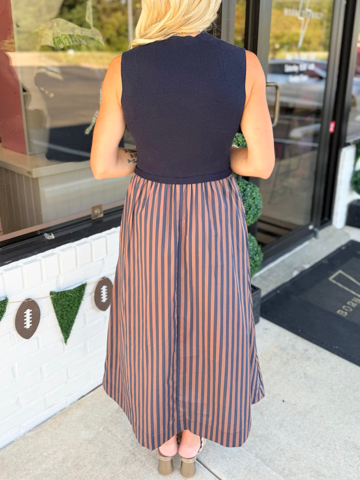 Caitlyn Stripe Dress