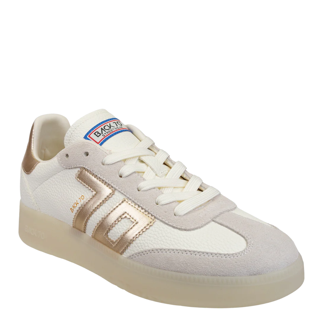 Back 70 Streetwear Boston Sneaker in Metallic Gold