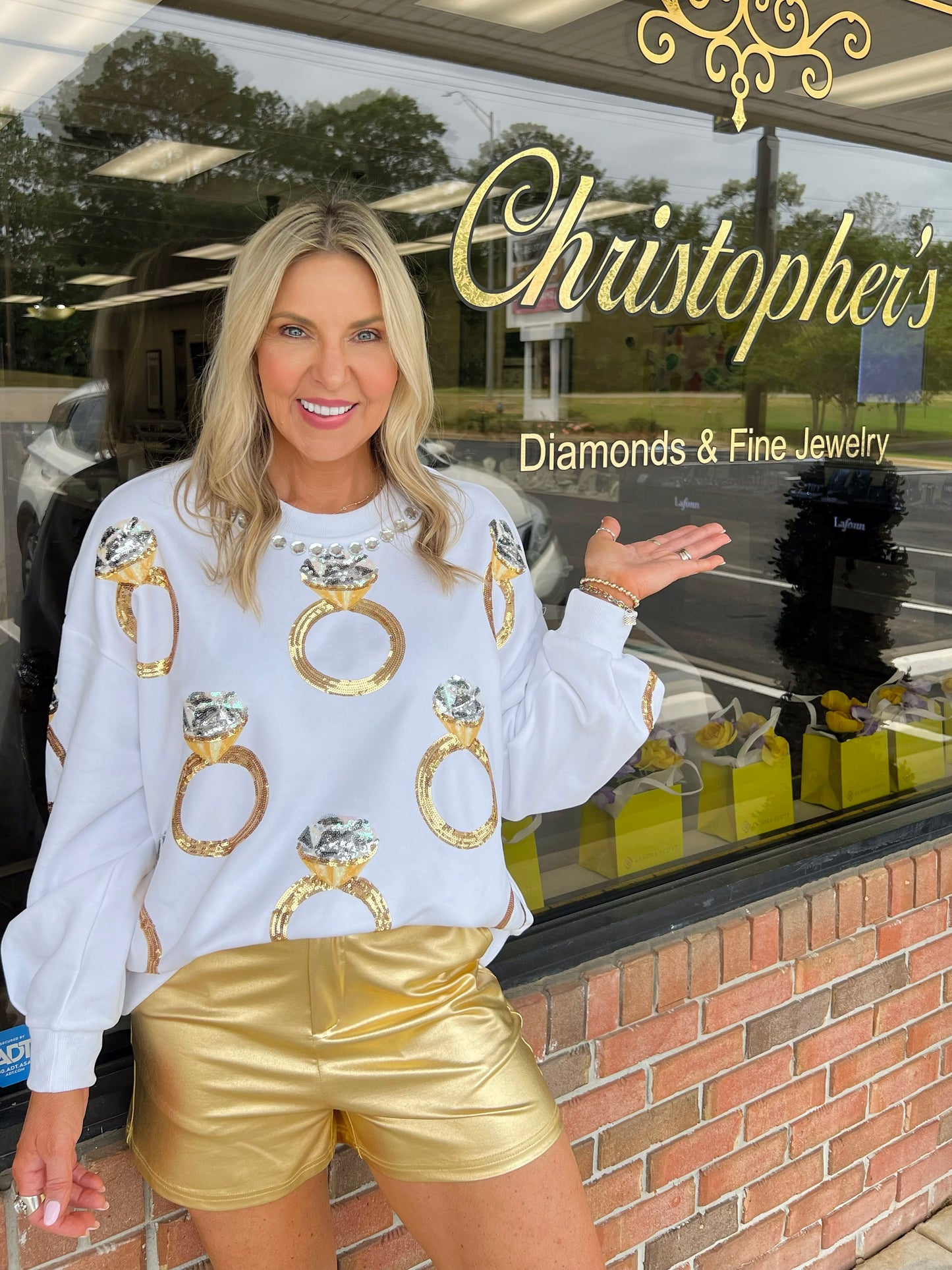 QOS Wedding Ring Sweatshirt