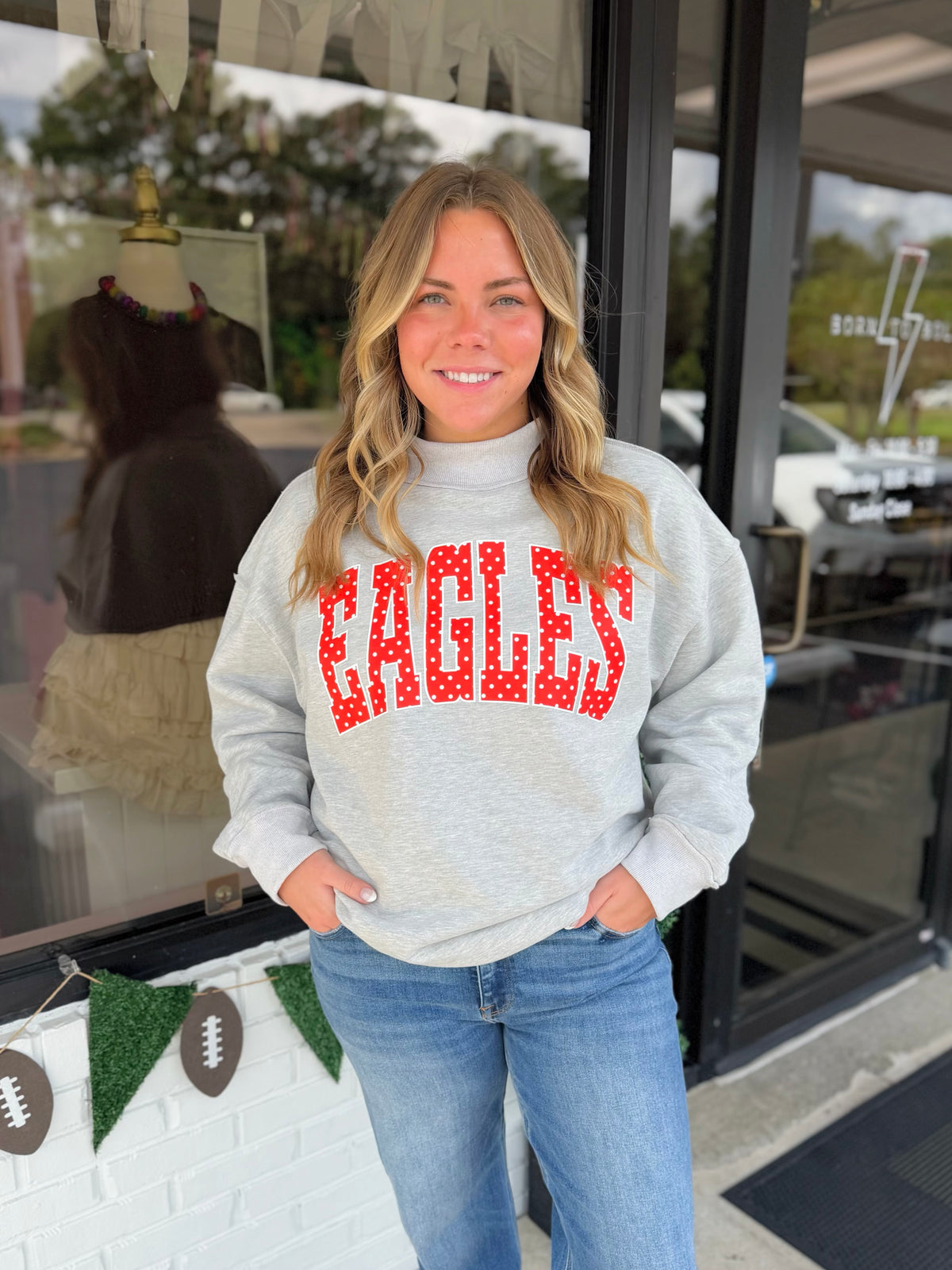 Eagles Mock Neck