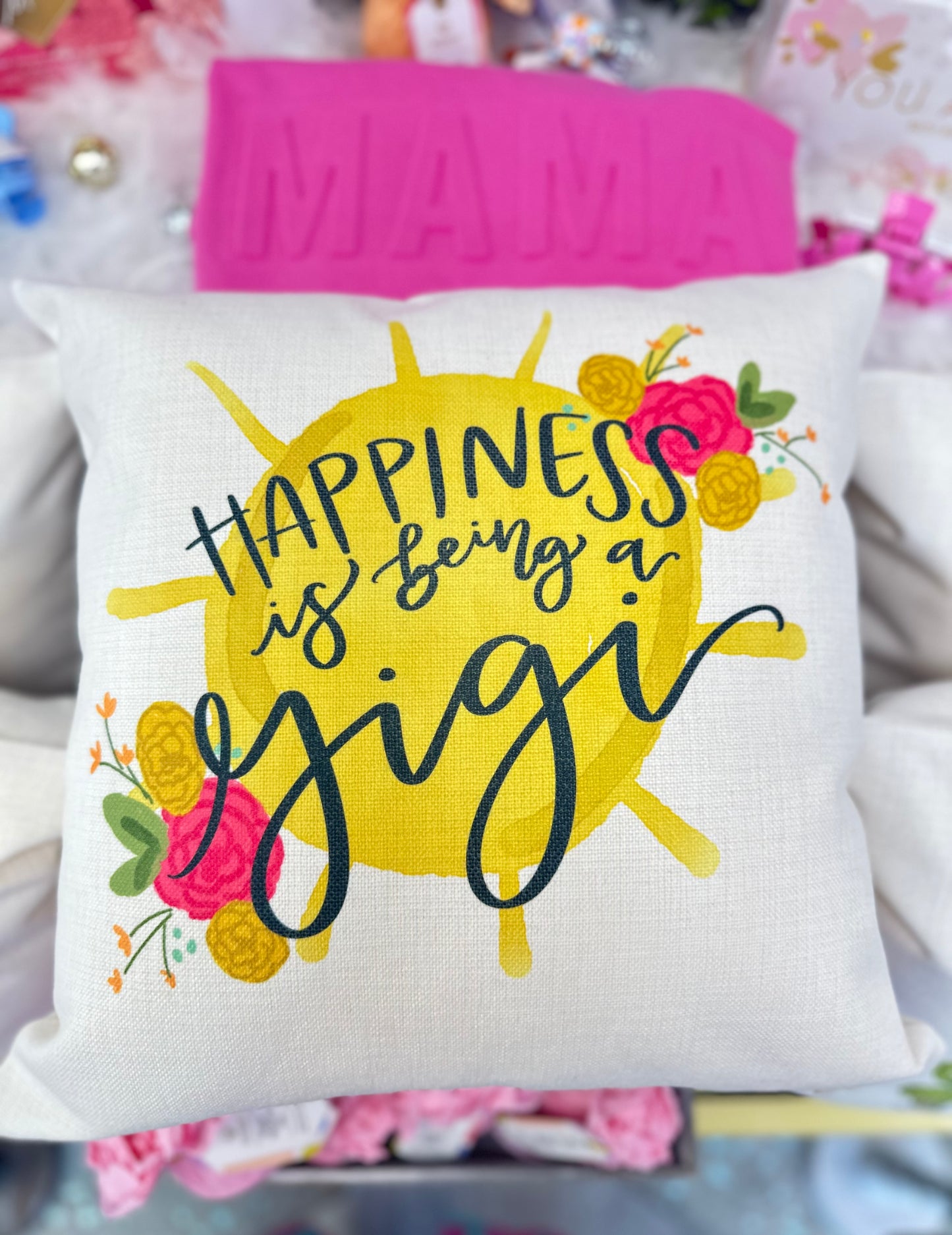 Happiness Is Being Pillow