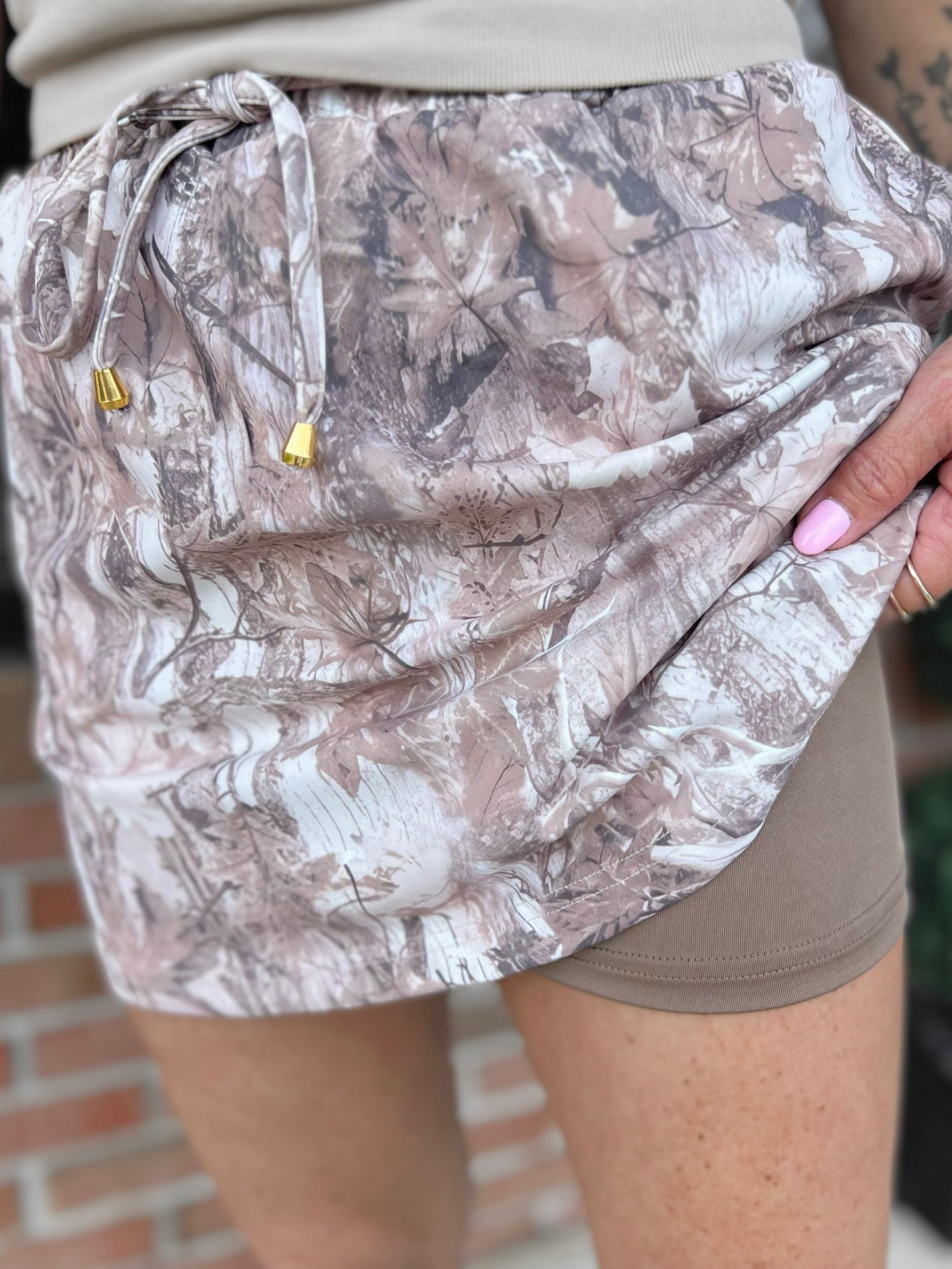 Camo Active Skort