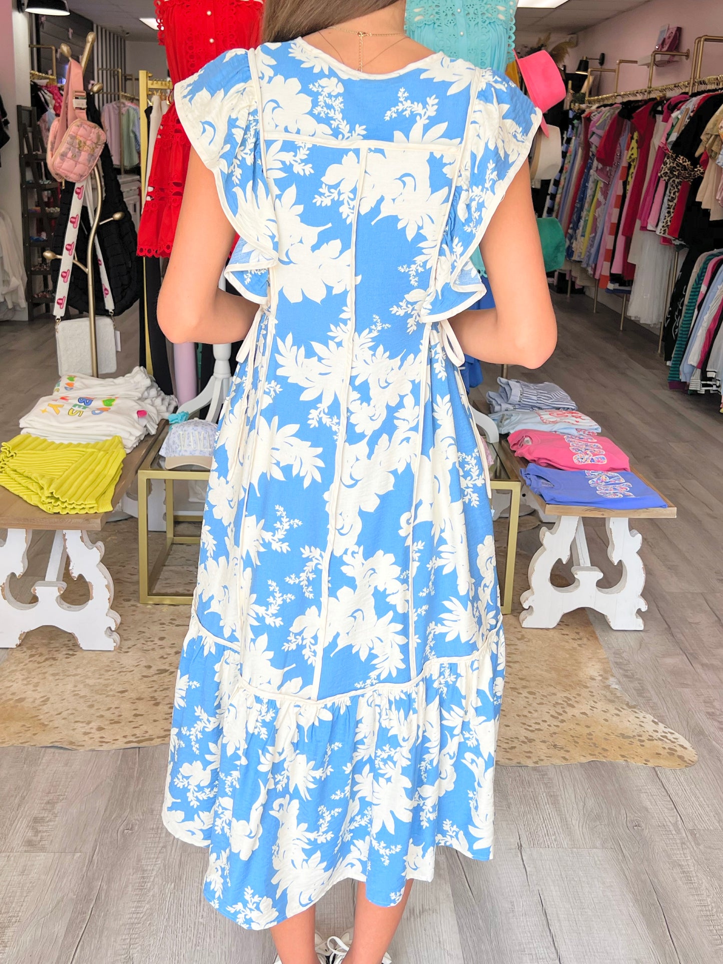 Botanical Print Dress