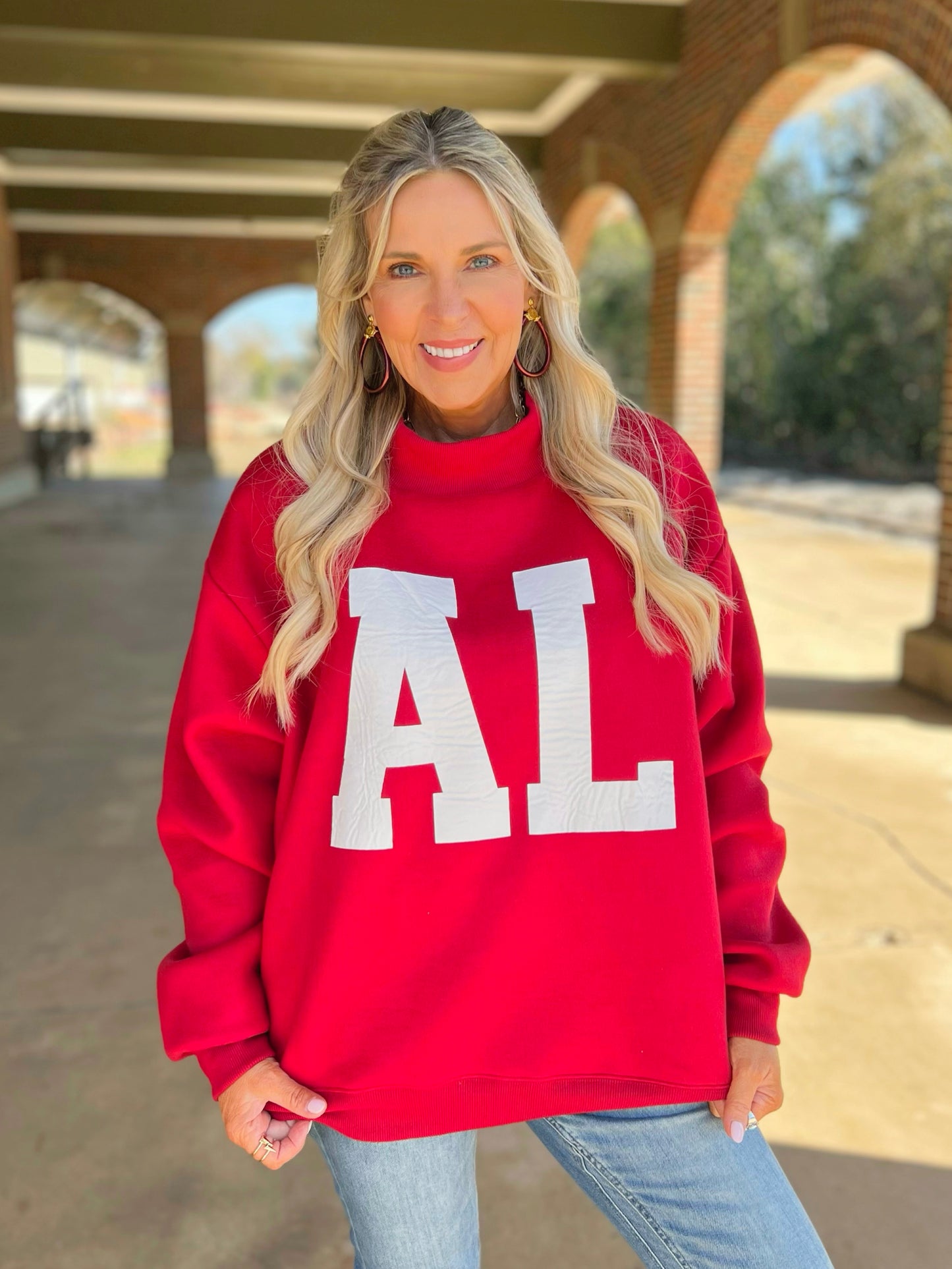 Alabama/AL Reversible Sweatshirt