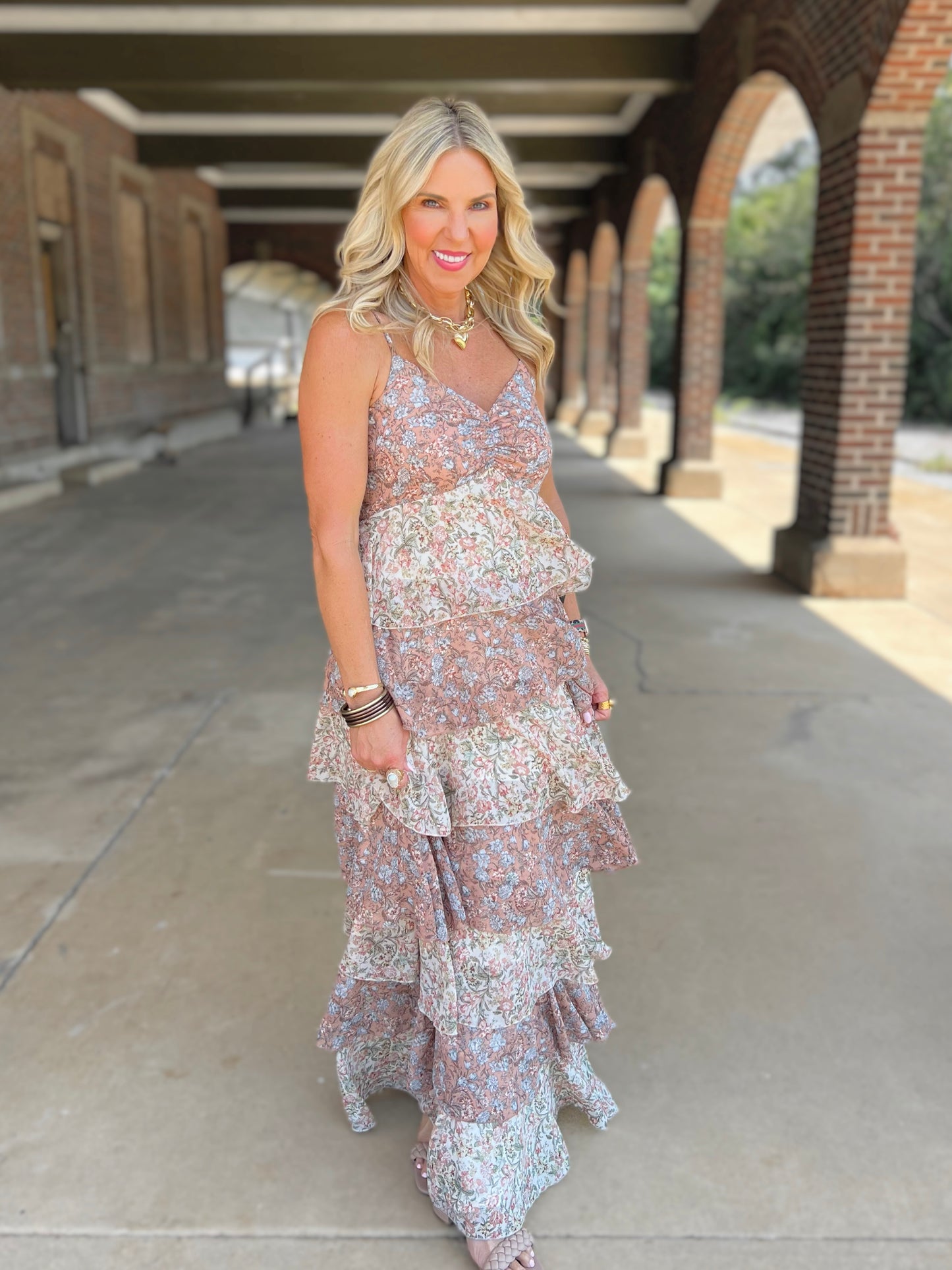 Romantic Floral Maxi Dress