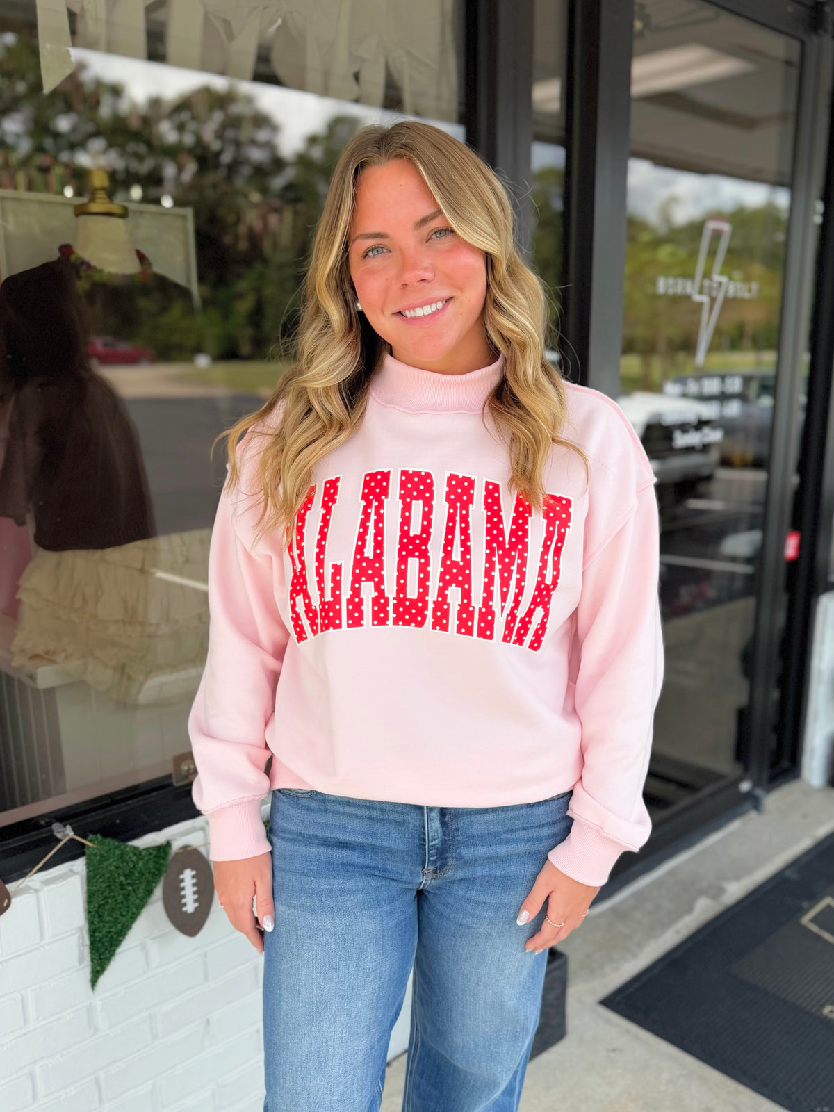 Auburn/Alabama Mock Neck