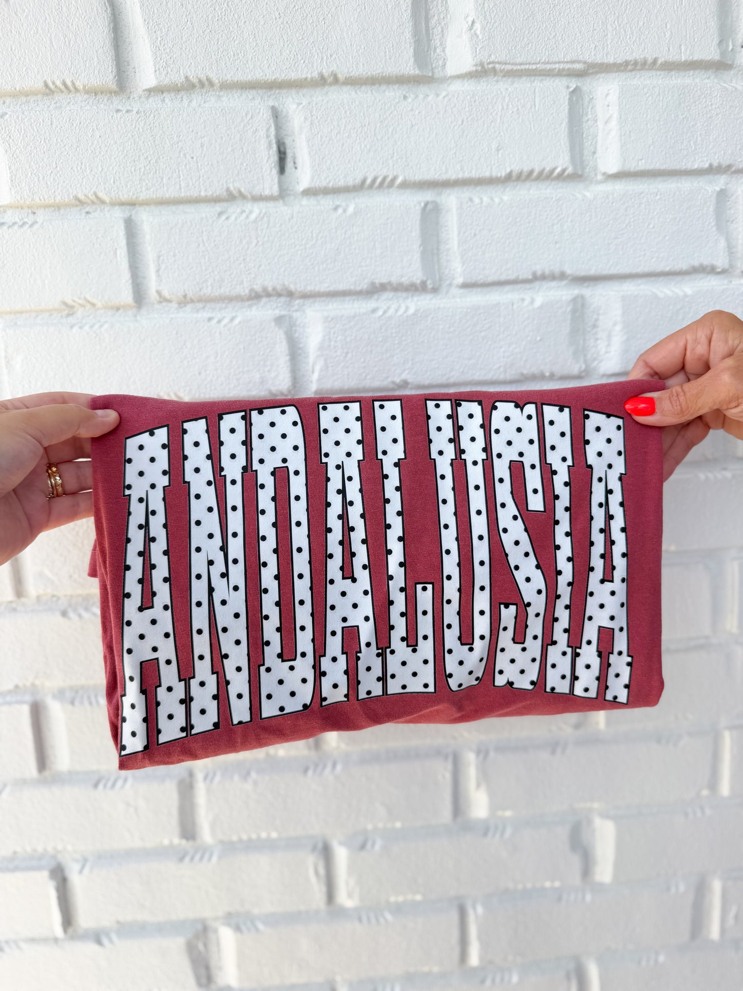 "ANDALUSIA" Polka Dot CC Tee