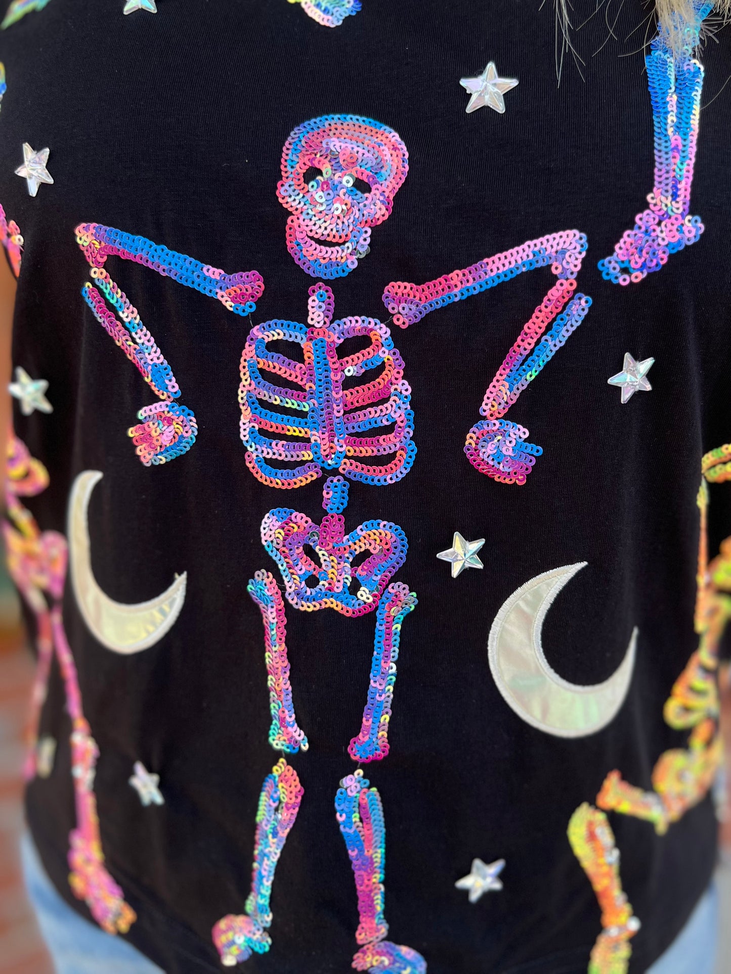 QOS Multi Dancing Skeleton Tee