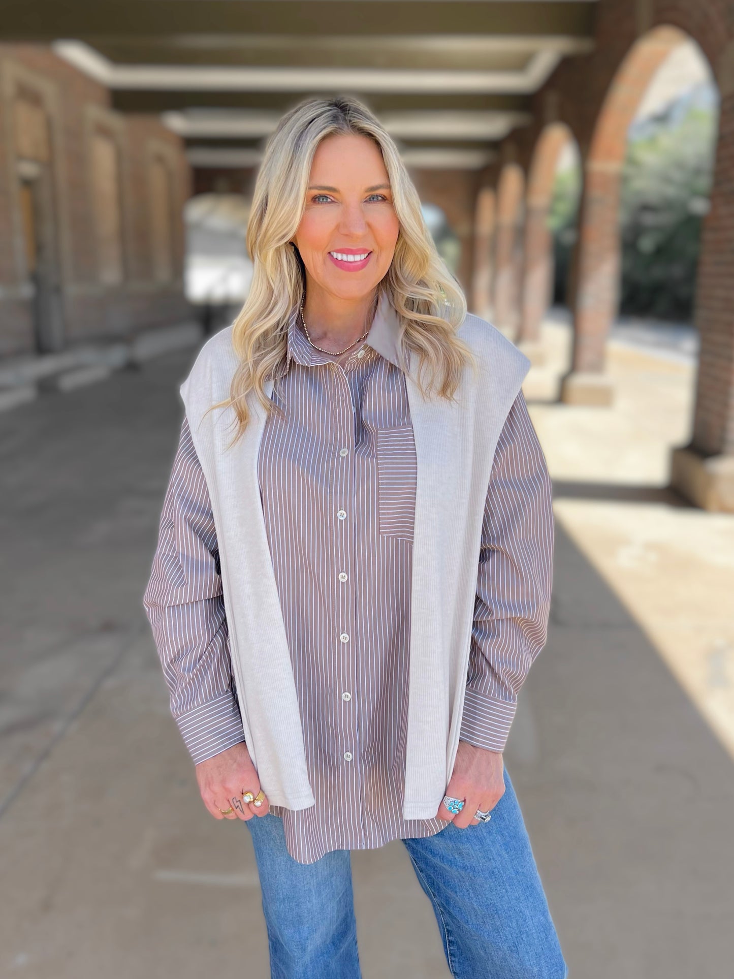 Layered Sleeve Top