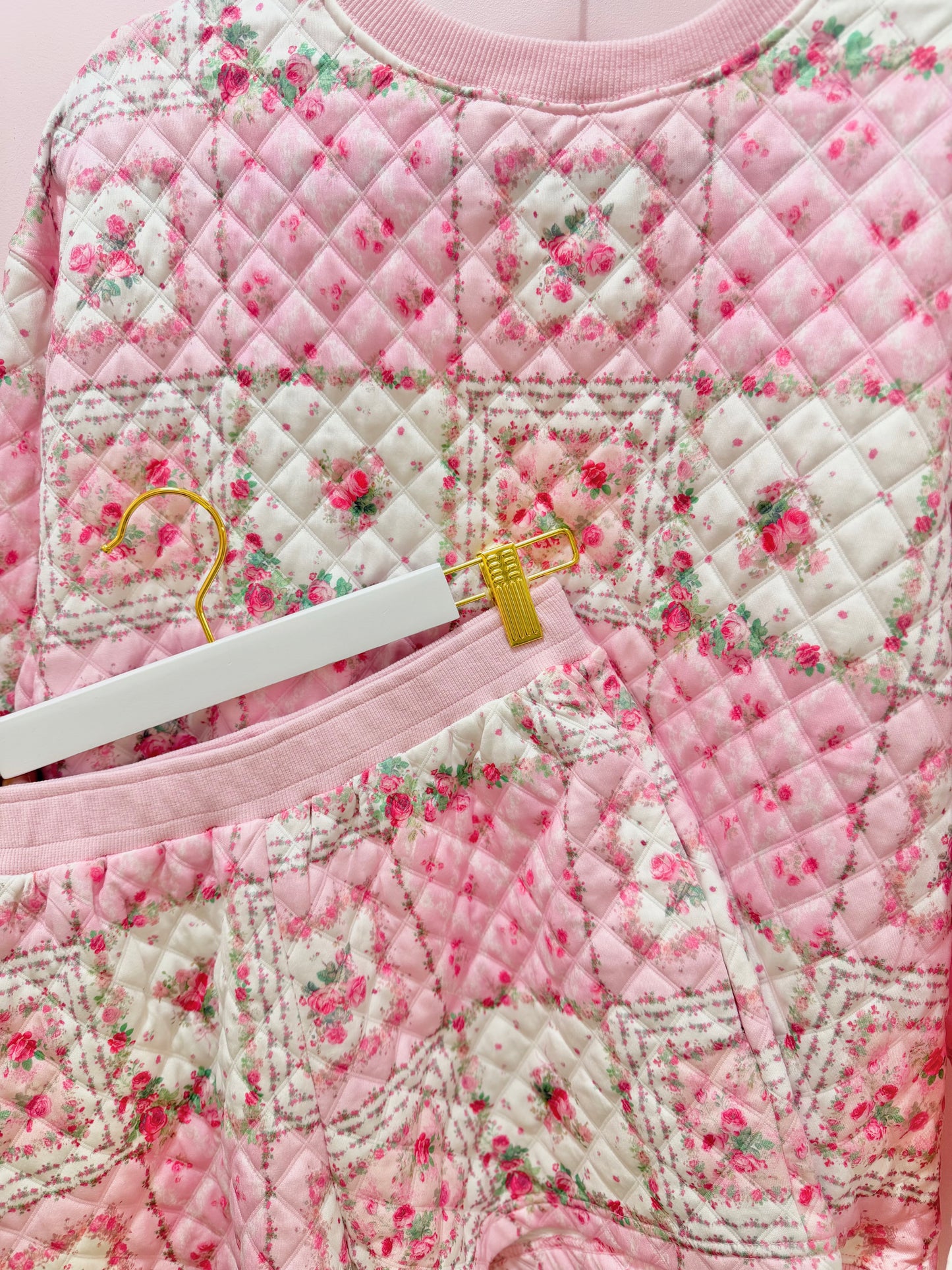 Vintage Floral Short Set