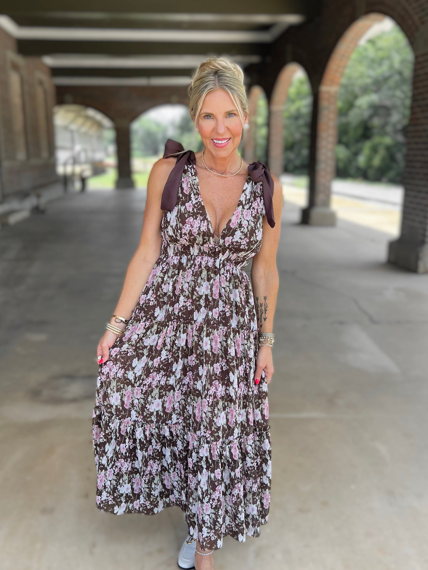 Vintage Floral Dress