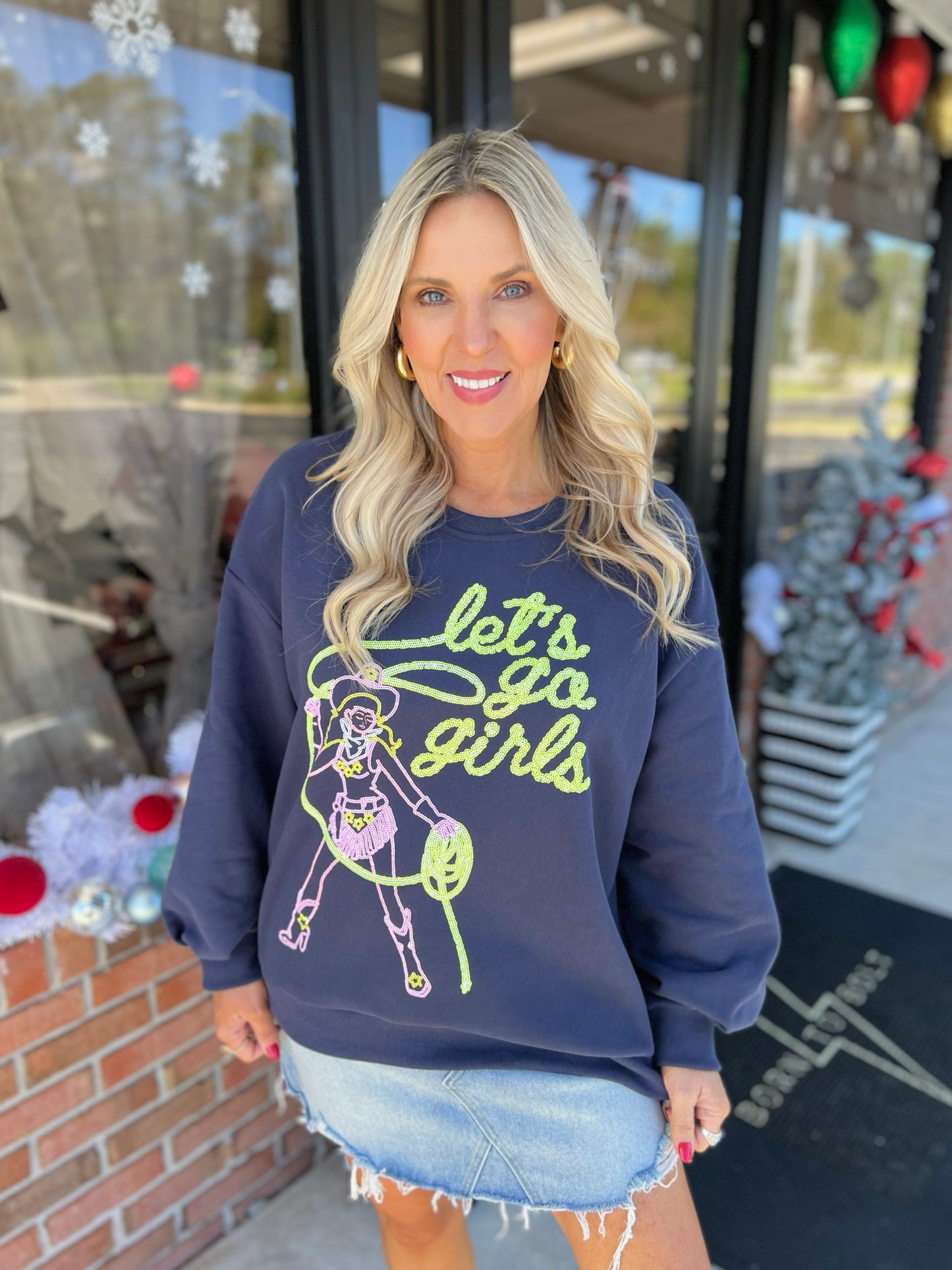 QOS Let's Go Girls Sweatshirt