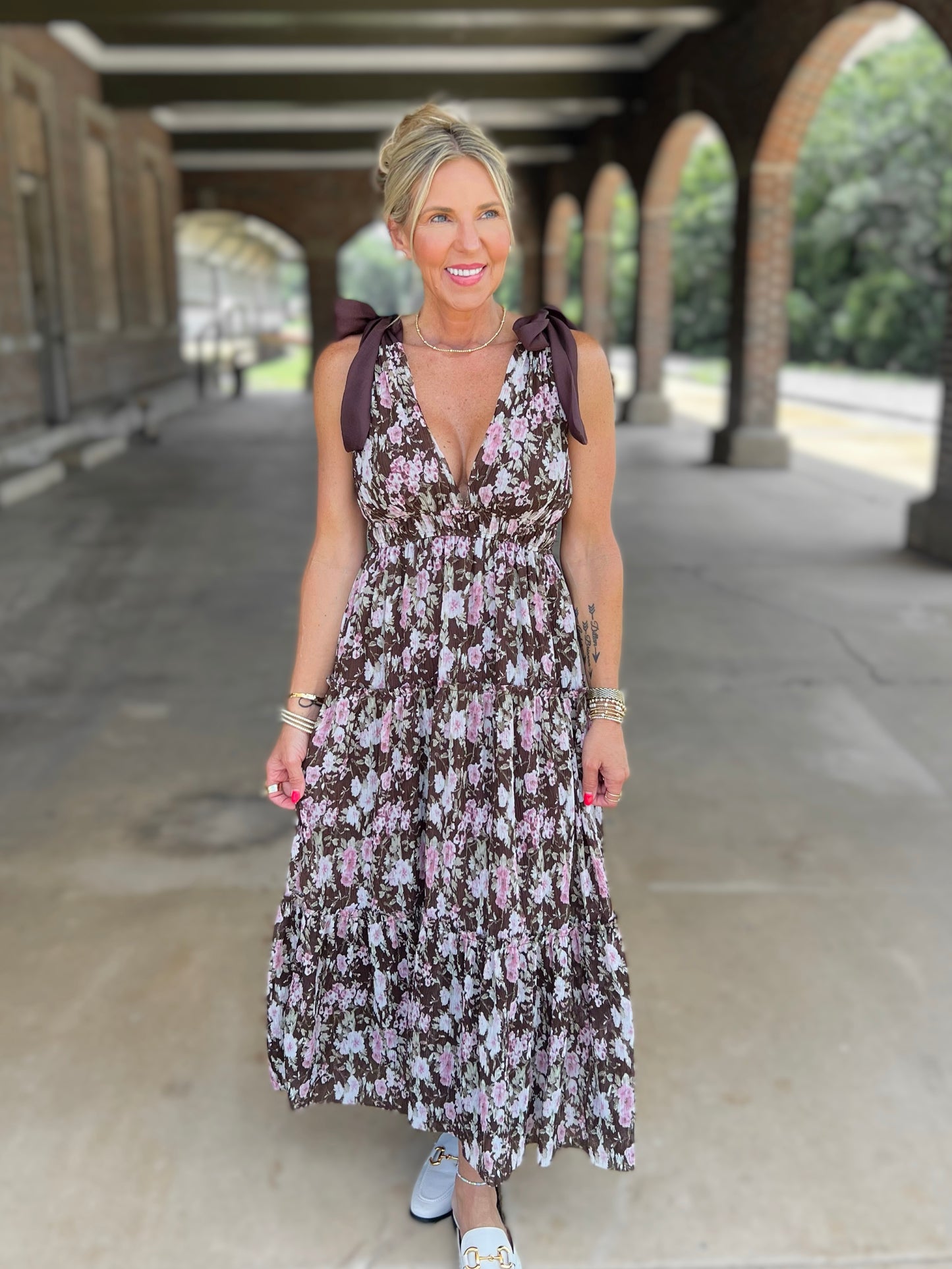 Vintage Floral Dress