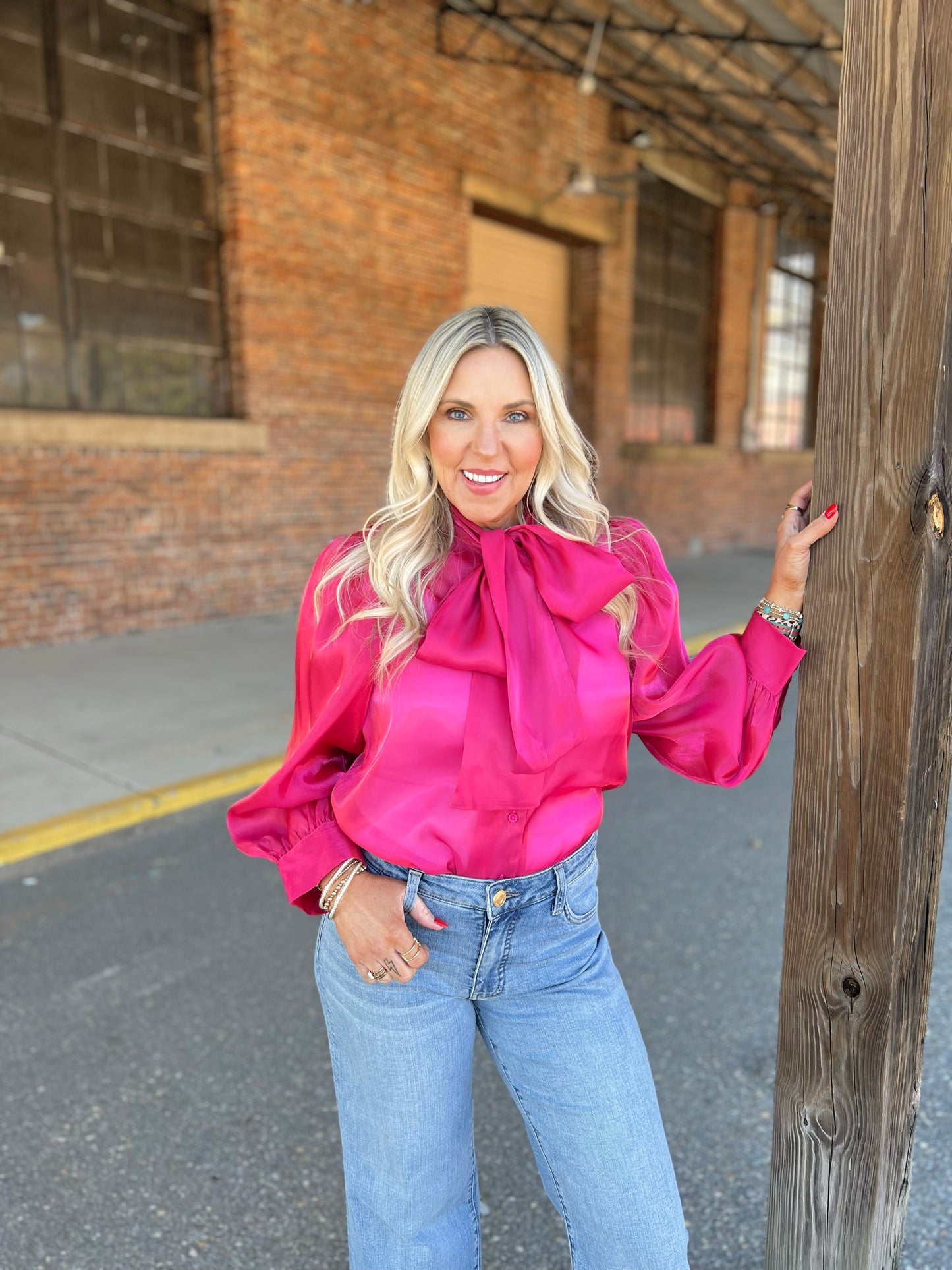 Organza Bow Top