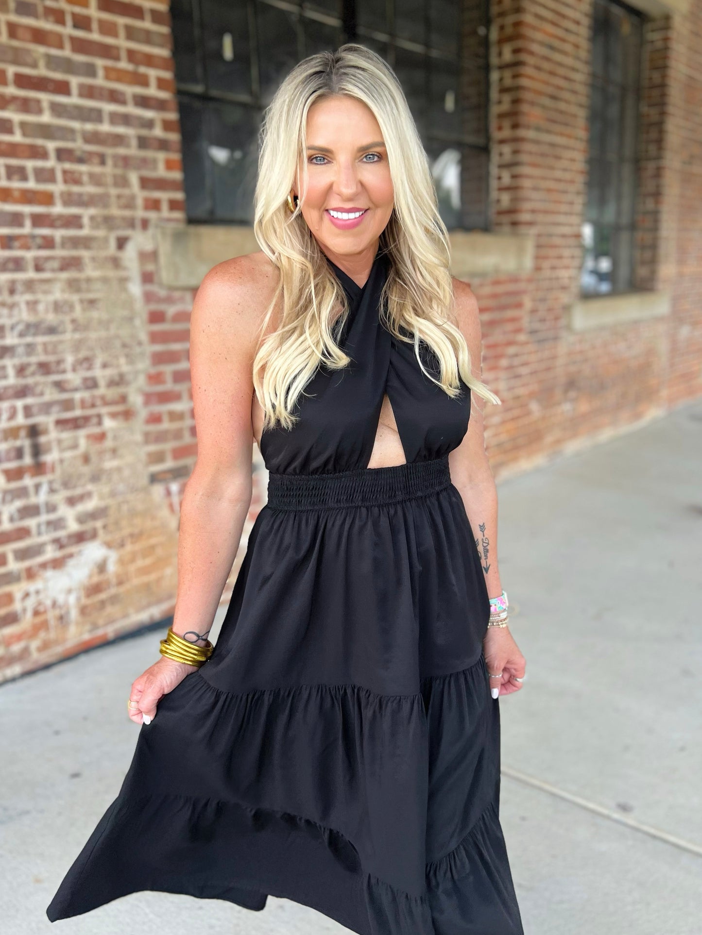 Cross My Heart Midi Dress