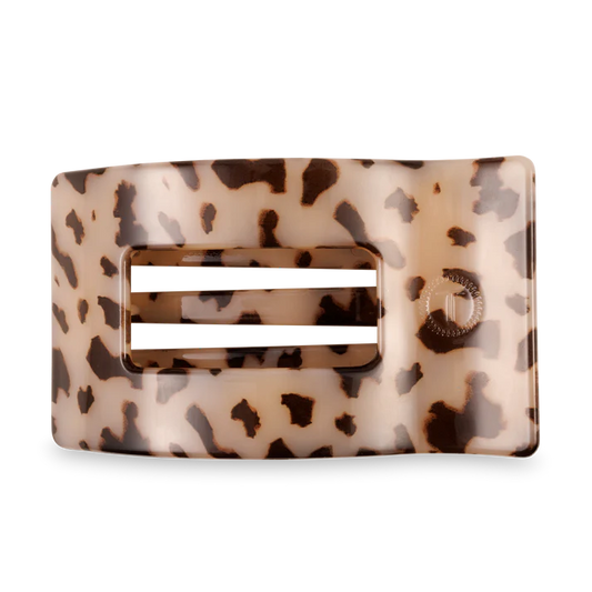 Blonde Tortoise Flat Rectangle Hair Clip