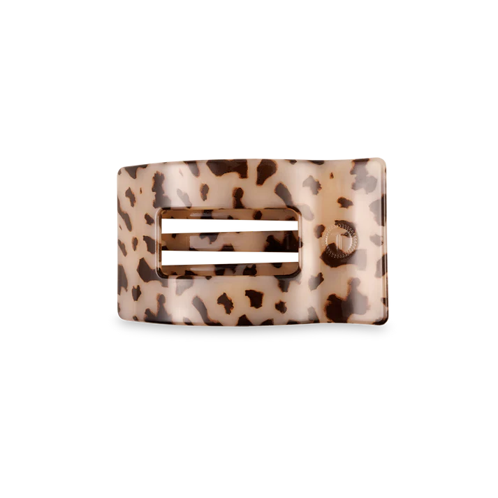 Blonde Tortoise Flat Rectangle Hair Clip